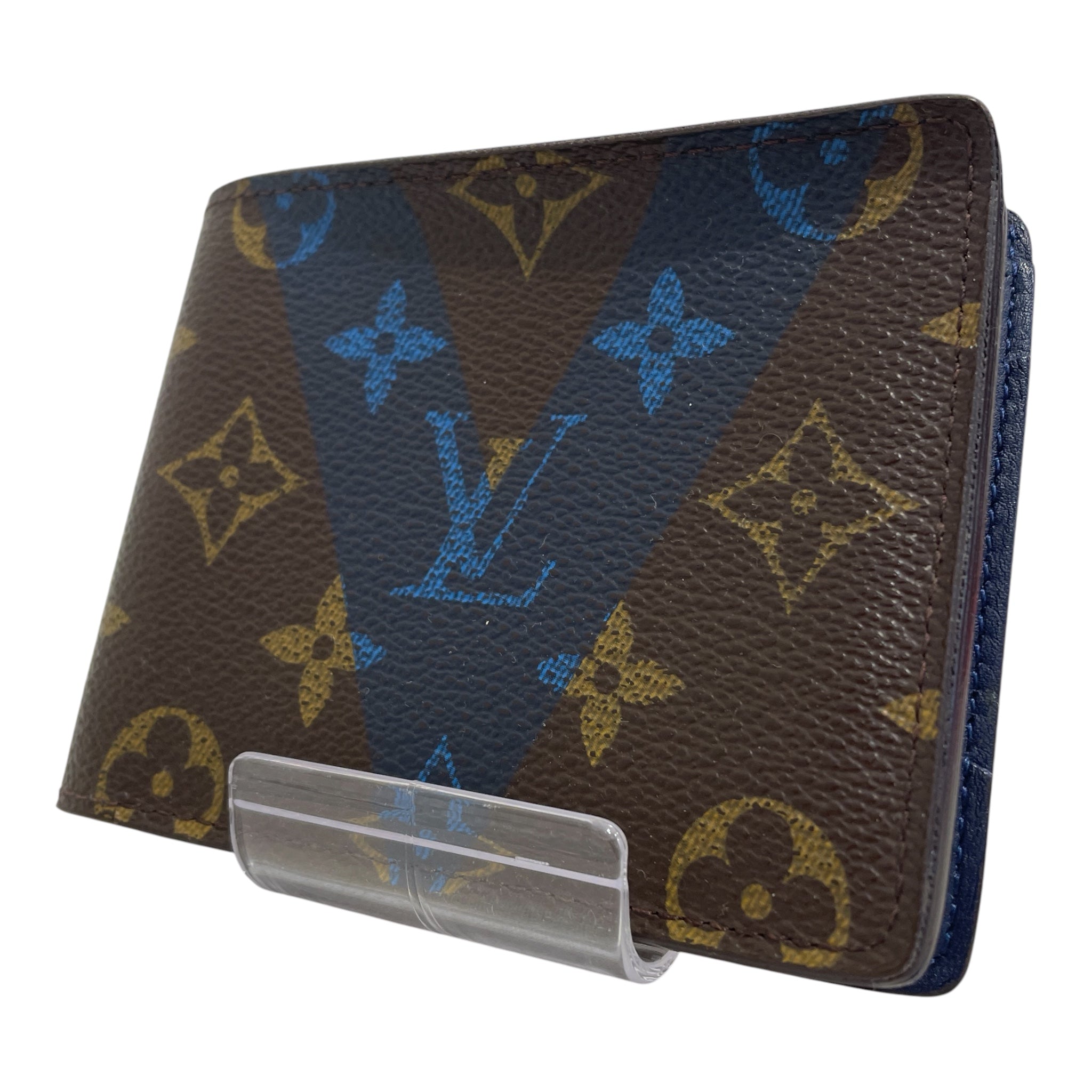 LOUIS VUITTON/Bifold Wallet/Monogram/Leather/BRW/M's/Monogram V Bifold view 1