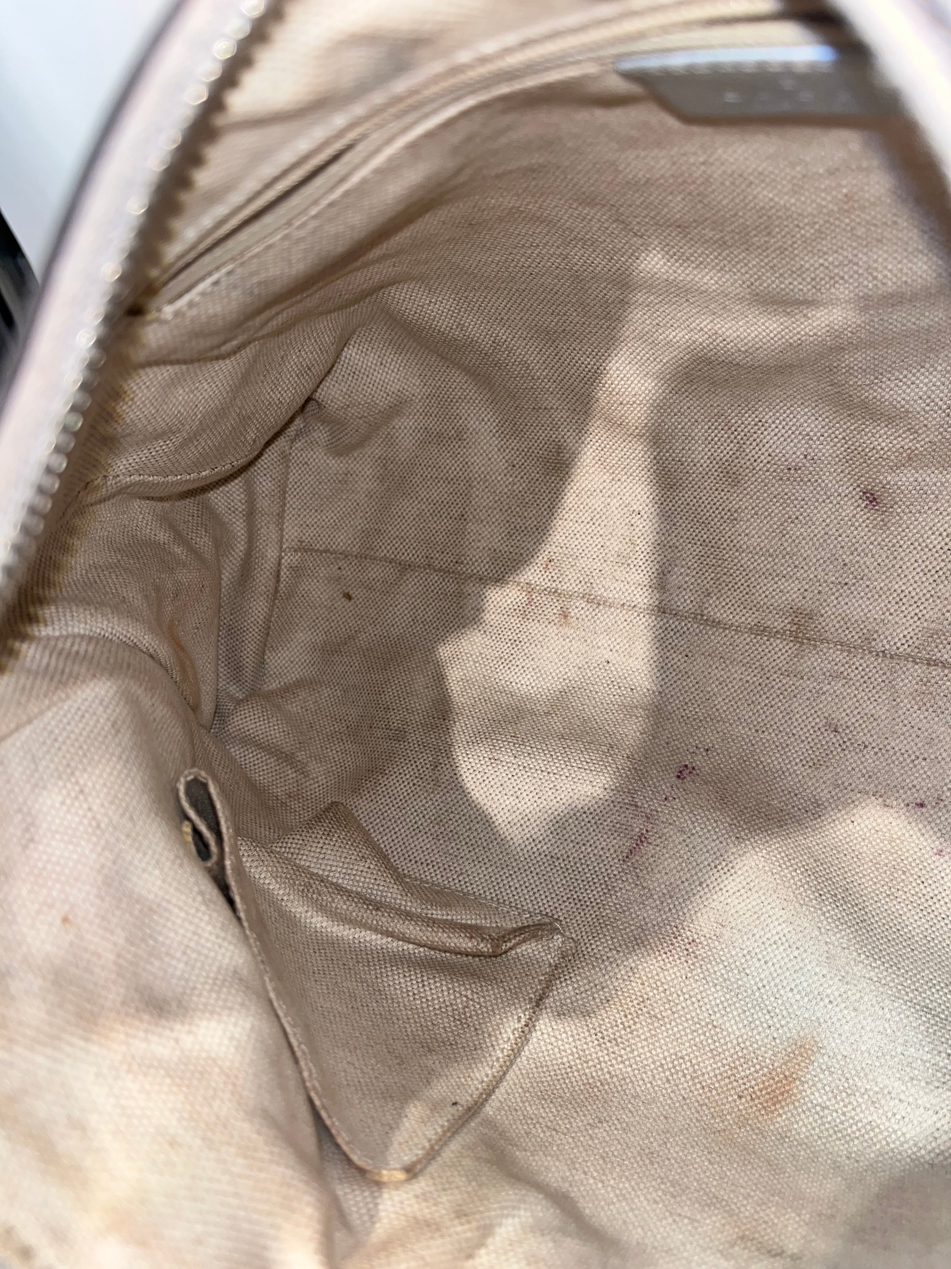 GUCCI/Hand Bag/Monogram/Leather/SLV/GG SIGNATURE ABBEY view 6