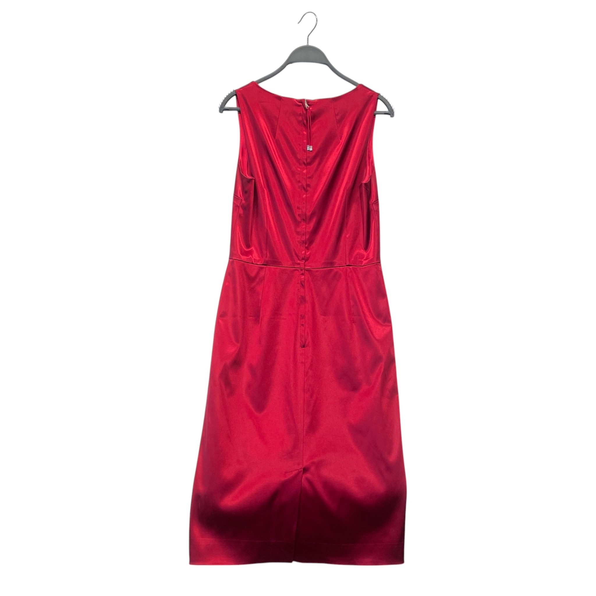 DOLCE&GABBANA/Dress/46/RED/SLEEVELESS ACETATE DRESS view 2