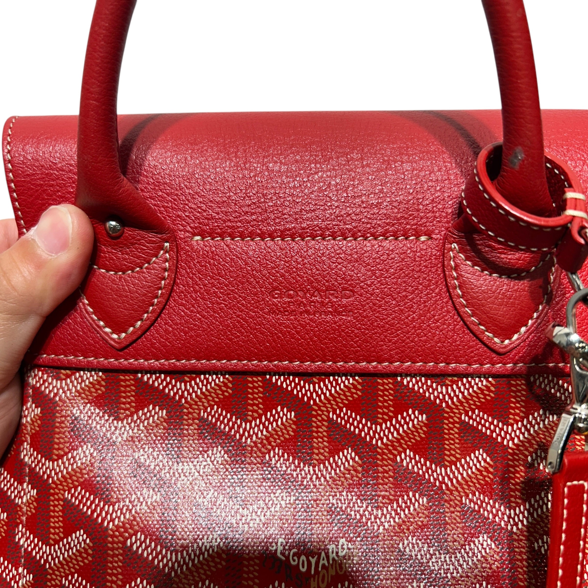 GOYARD/Backpack/Leather/RED/alpin mini view 6