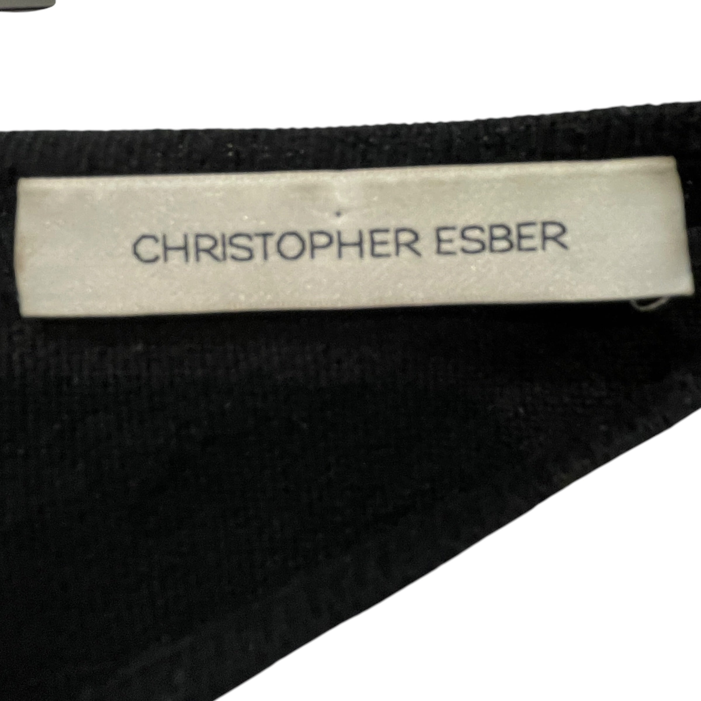 Christopher Esber/Tops/L/Wool/BLK/Wrap Around 1 sleeve view 3