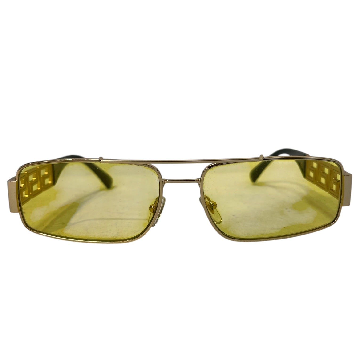 VERSACE/Sunglasses/Titanium/YEL/VE2257 YELLOW COLORWAY view 1