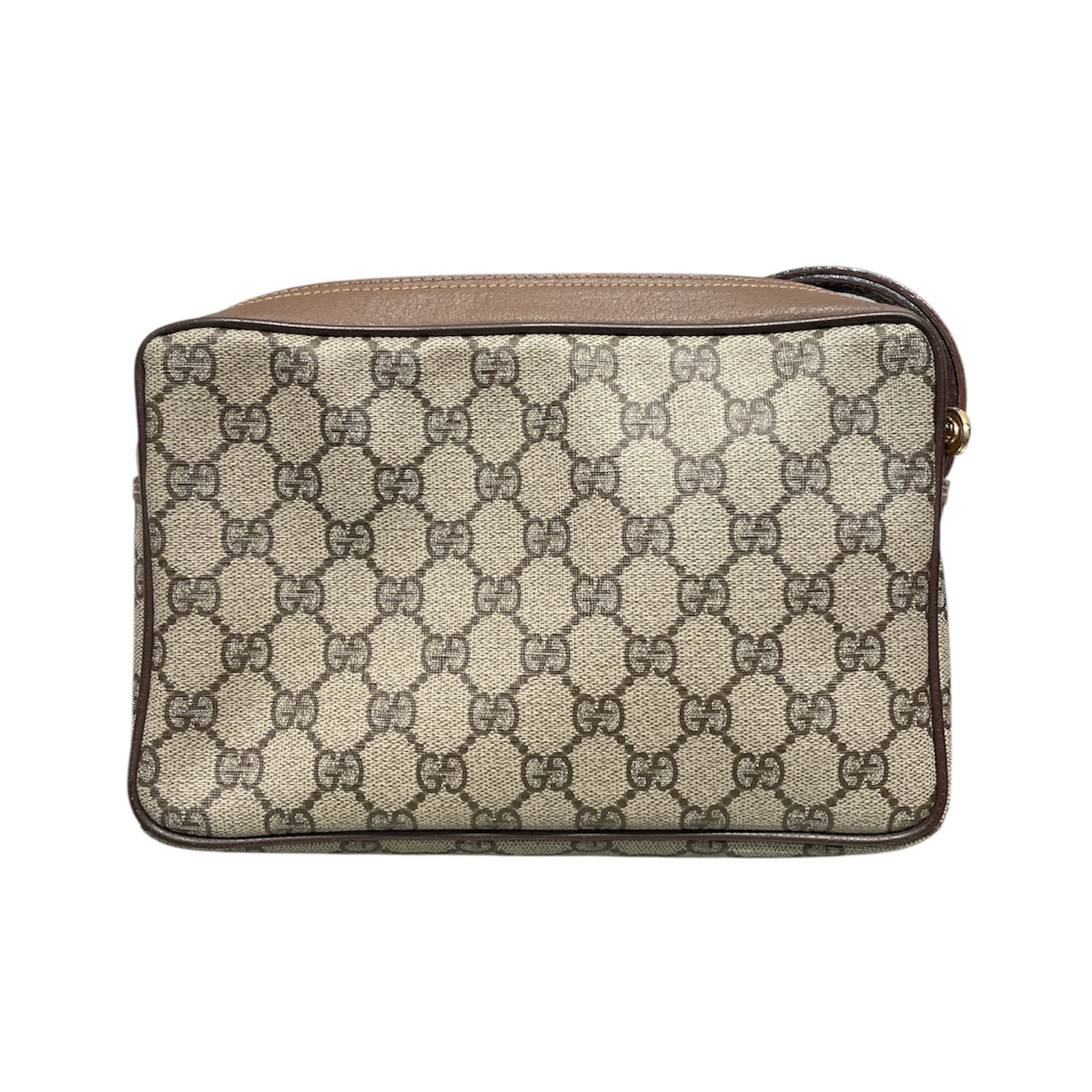 GUCCI/Clutch Bag/Monogram/Leather/BRW/GG SUPREME CLUTCH BAG view 2