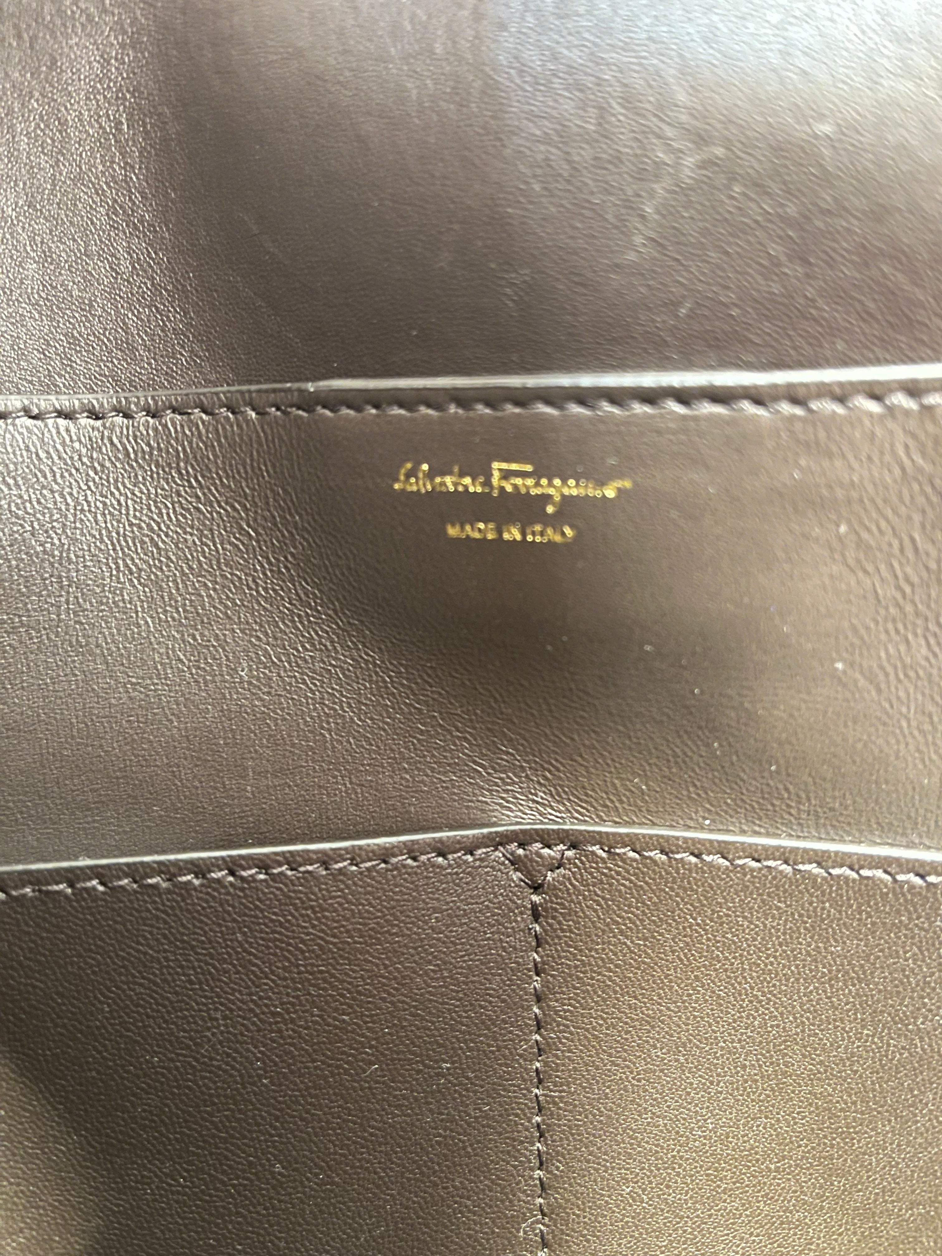 Salvatore Ferragamo/Bag/Leather/BRD/TAFOLIO GANCINI TOTE view 9