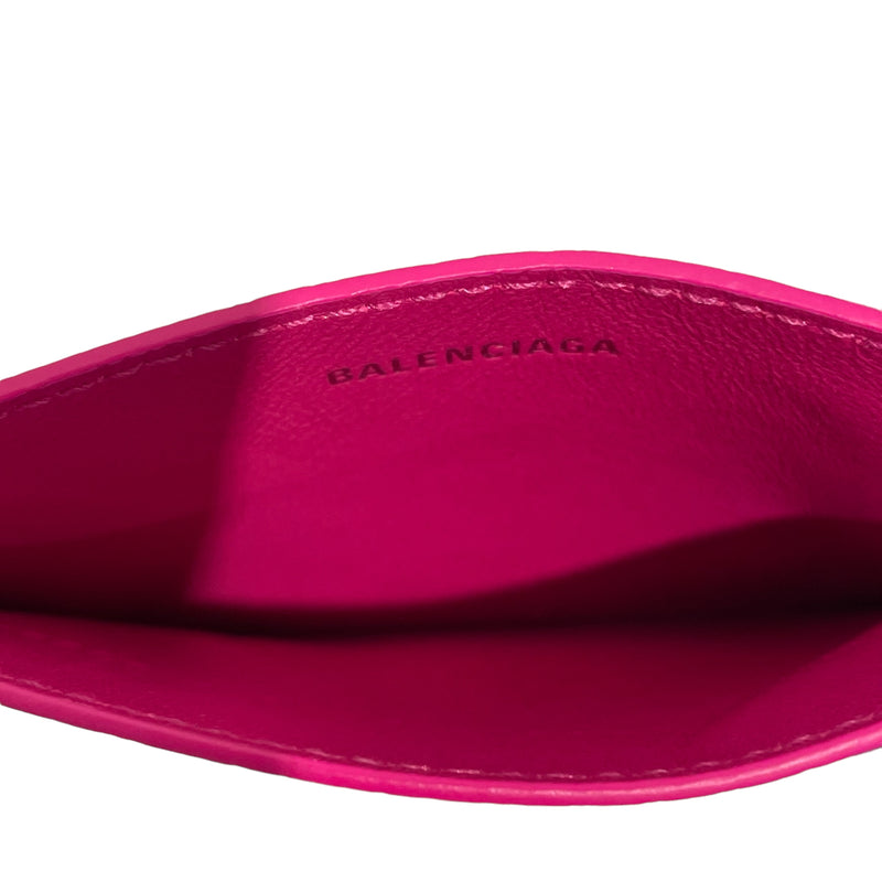 BALENCIAGA/Coin Wallet/Animal Pattern/Leather/PNK/