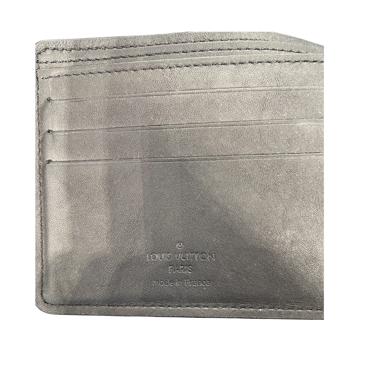 LOUIS VUITTON/Bifold Wallet/Monogram/Leather/BLK/ view 4