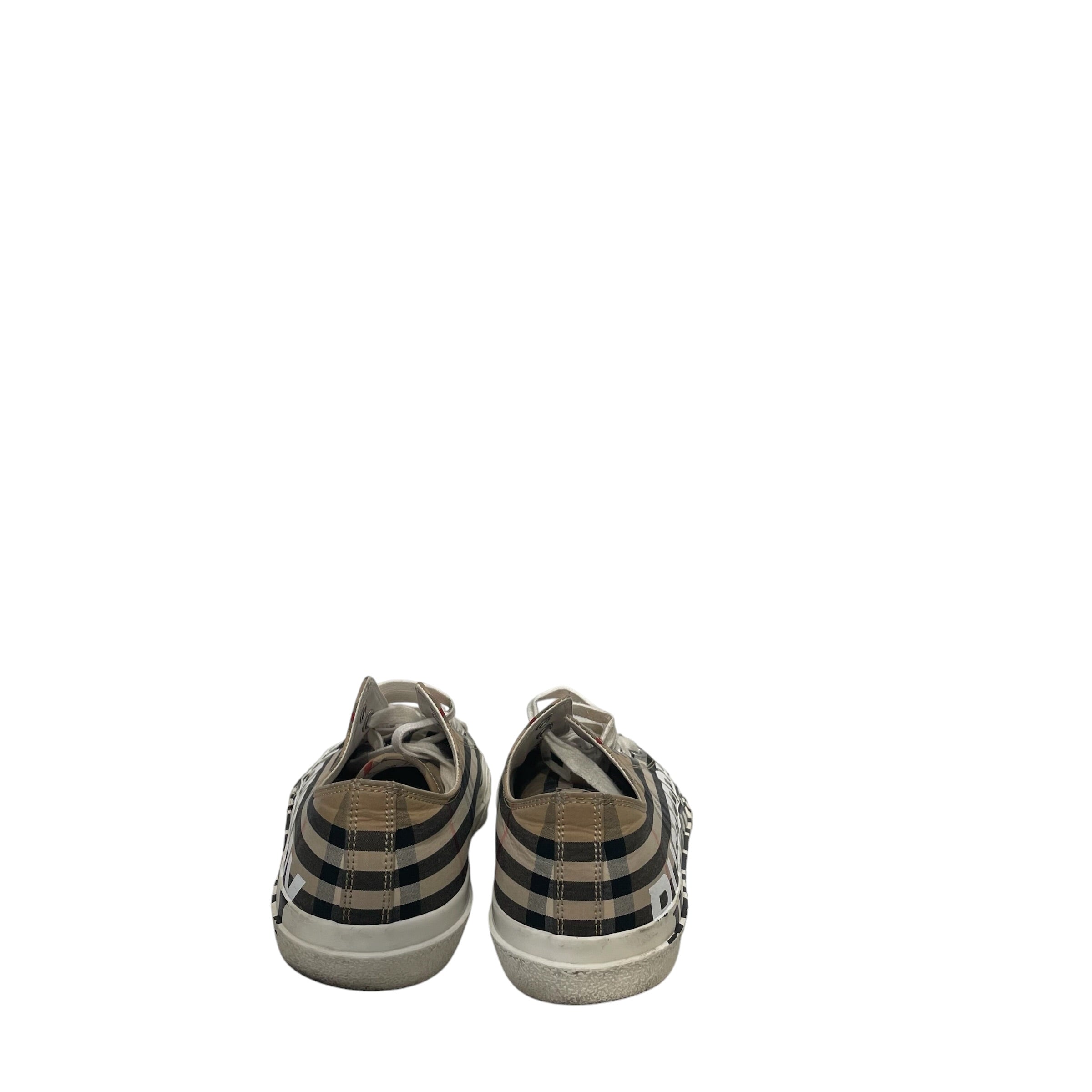 BURBERRY/Low-Sneakers/US 7.5/Plaid/MLT/ view 3