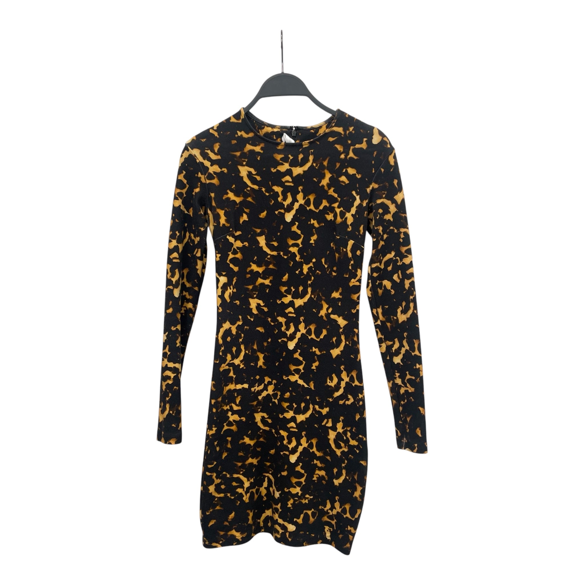 McQ Alexander McQueen/SS Dress/M/All Over Print/Cotton/BLK/ view 1