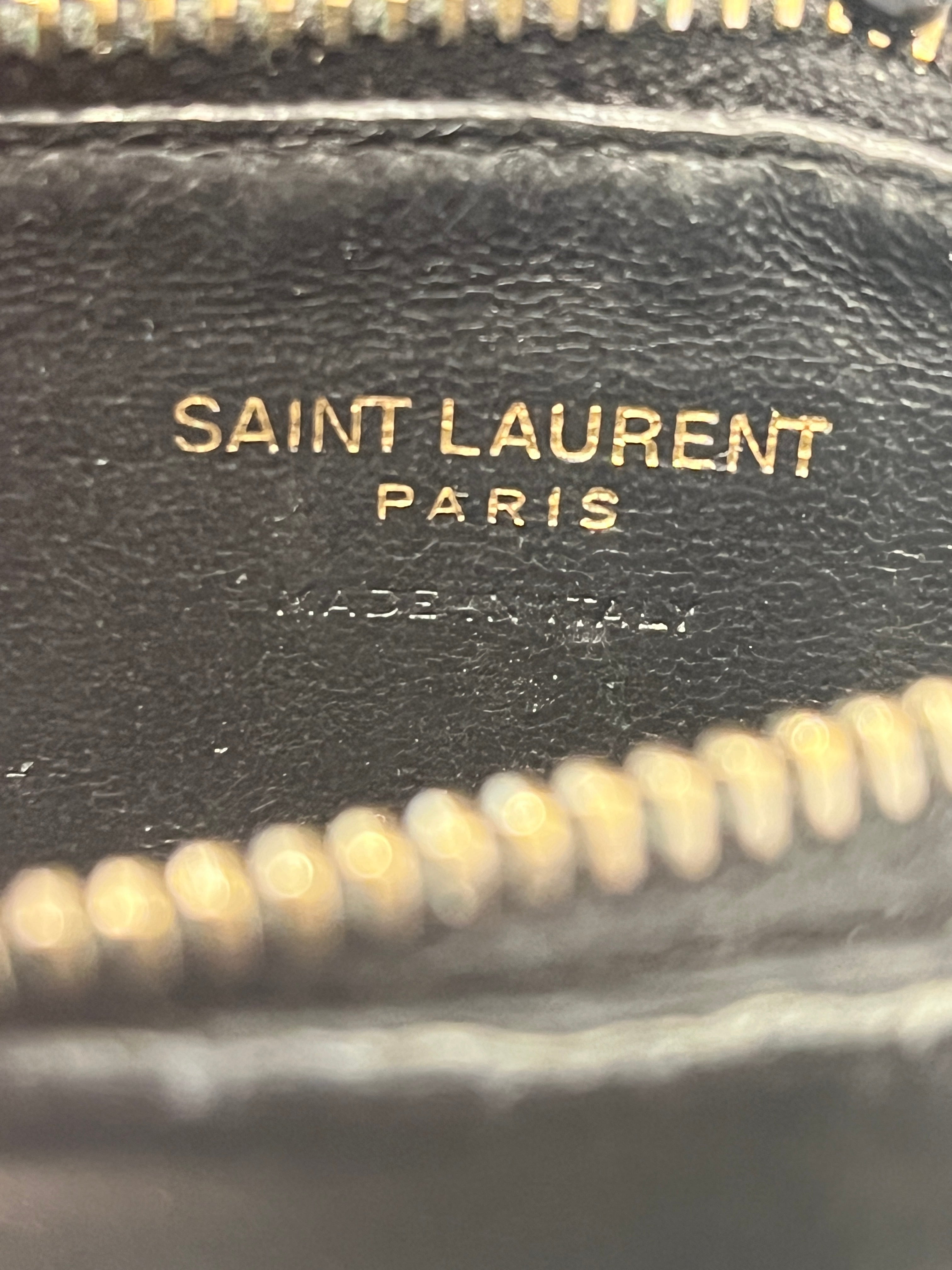 YVES SAINT LAURENT/Wallet/Leather/BLK/M's/ view 4