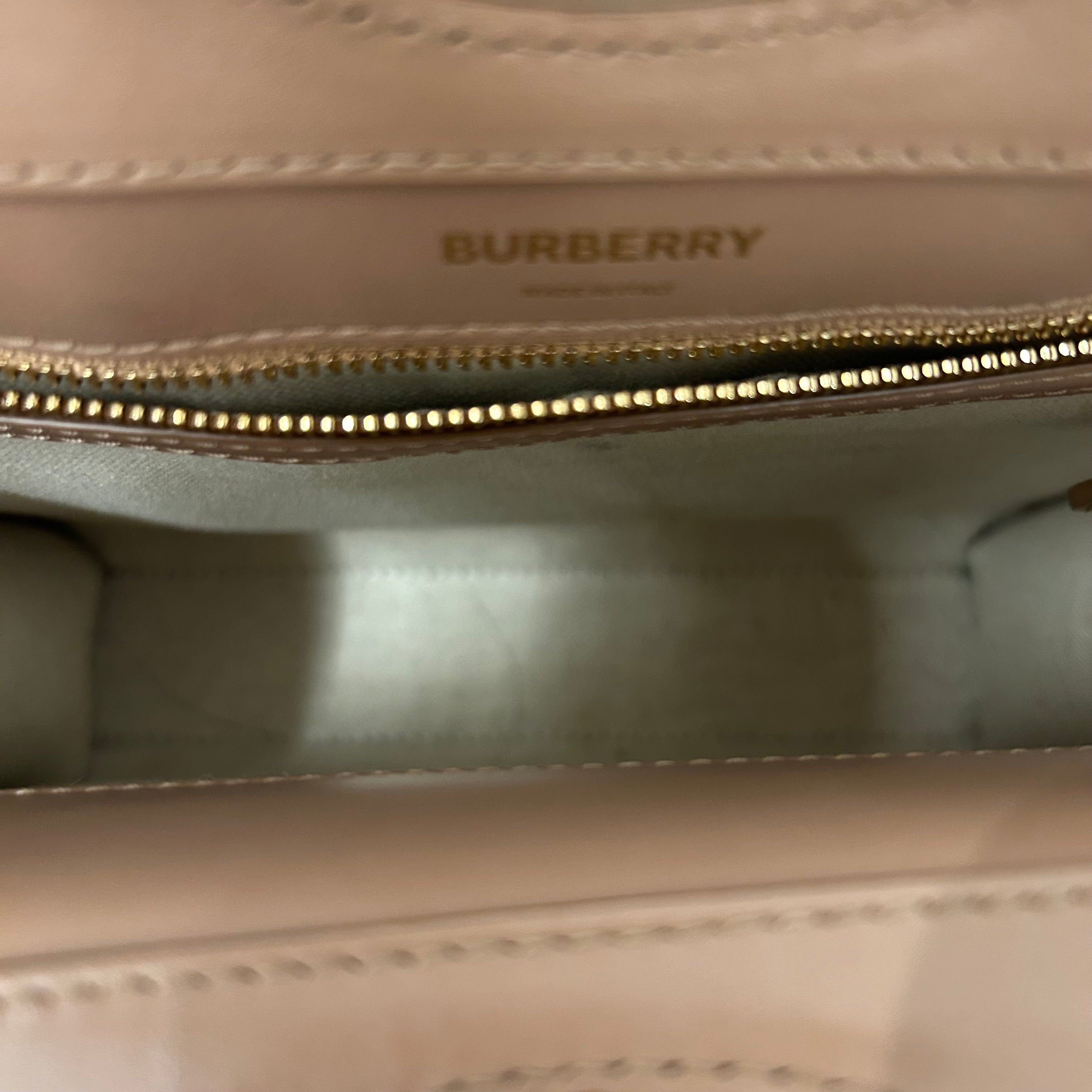 BURBERRY/Tote Bag/Leather/CML/STRIPED HAND BAG view 4