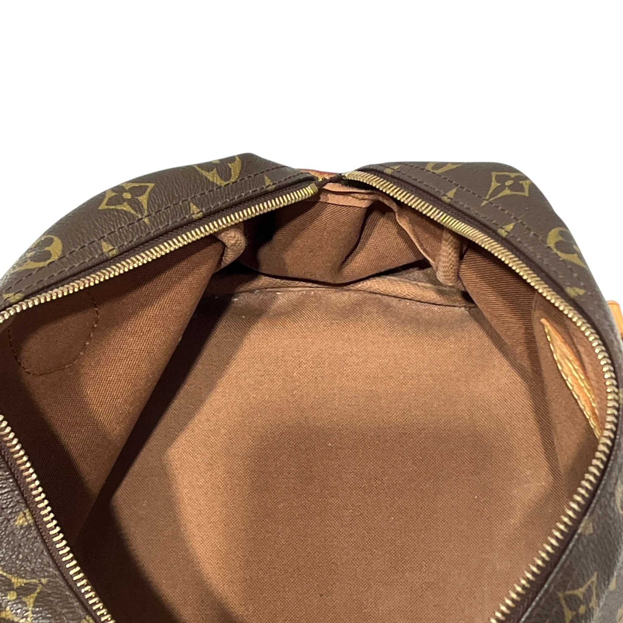 LOUIS VUITTON/Hand Bag/Monogram/Leather/BRW/Montorgueil PM Brown Shoulder view 6