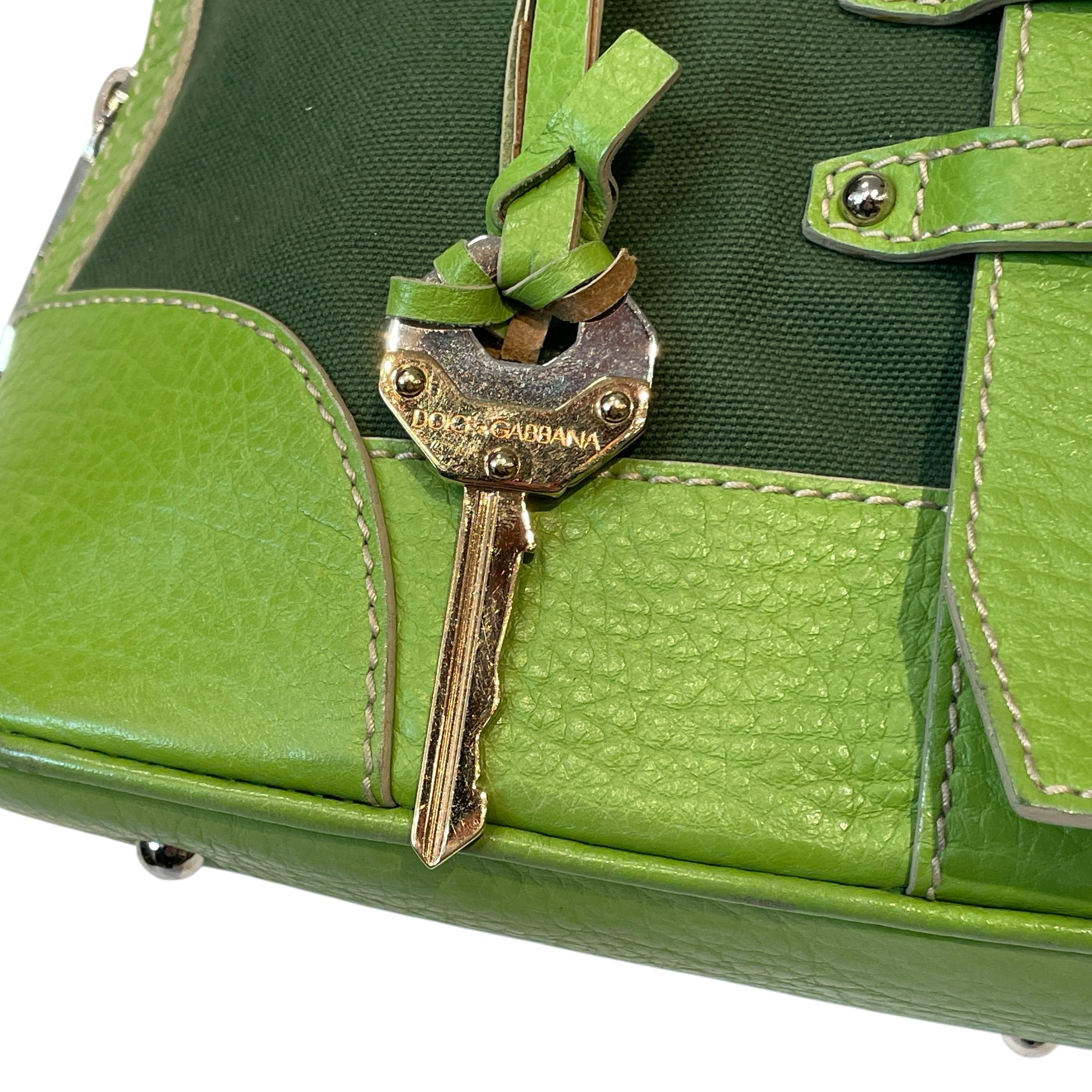 DOLCE&GABBANA/Hand Bag/Leather/GRN/Y2K TOP HANDLE / KEY HARDWARE view 5