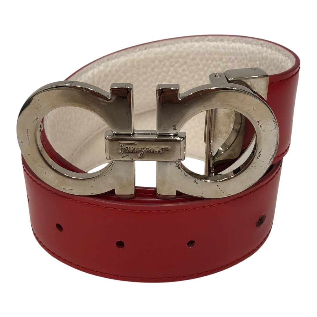 Salvatore Ferragamo/Belt/Leather/RED/L's/ view 1