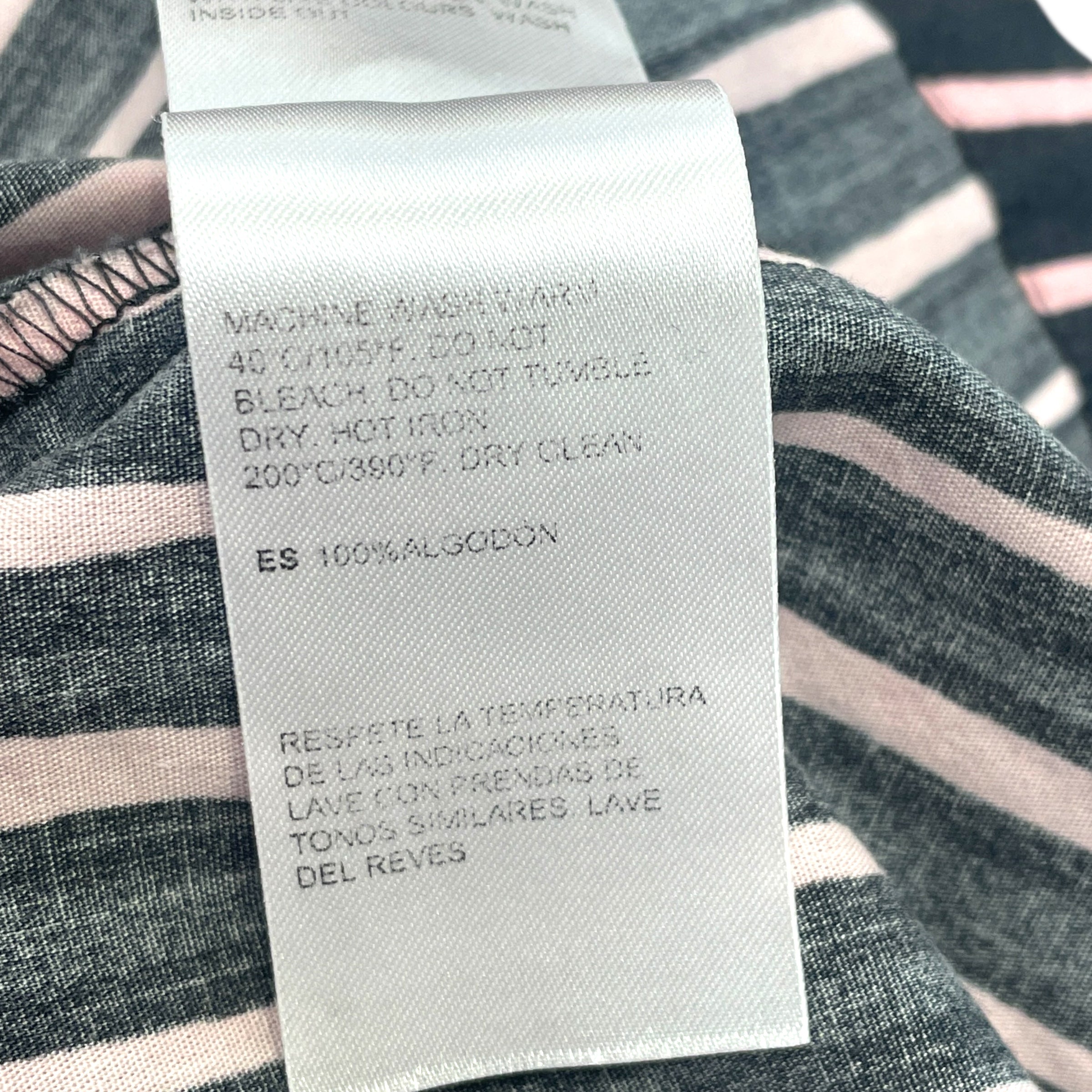 marimekko/LS Dress/36/Stripe/Cotton/BLK/Midi Length/ view 3