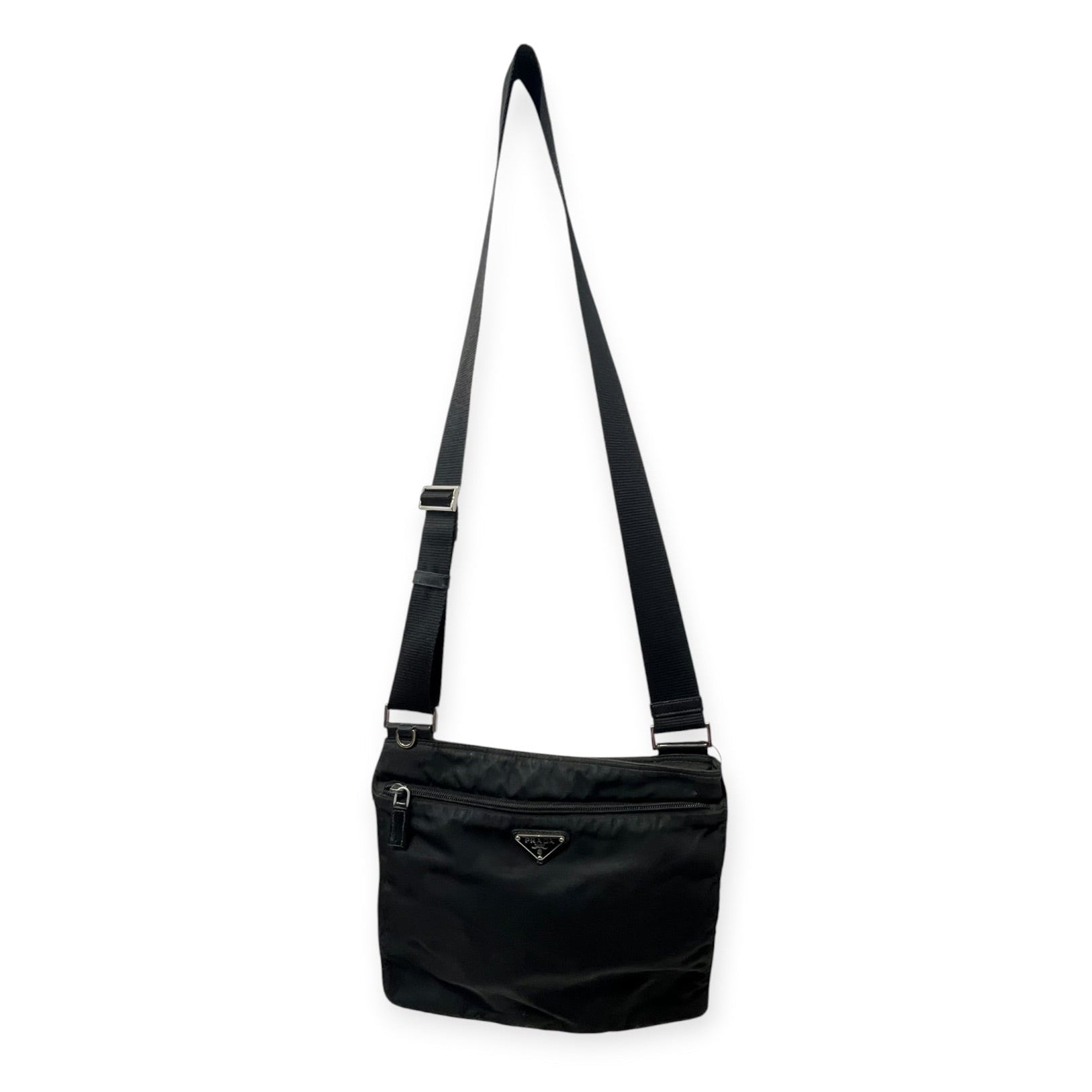 PRADA/Bag/Nylon/BLK/VINTAGE TESSUTO MESSENGER BAG view 1