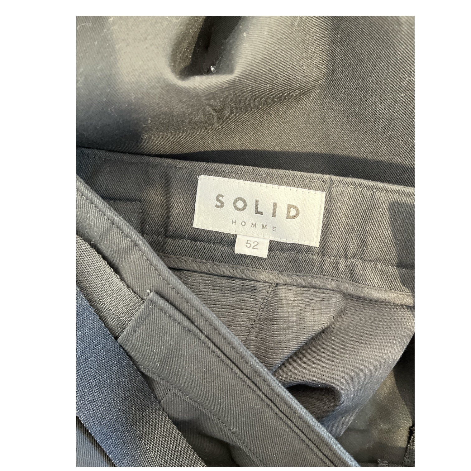 SOLID HOMME/Straight Pants/52/Cotton/BLK/solid homme sailor pants view 3