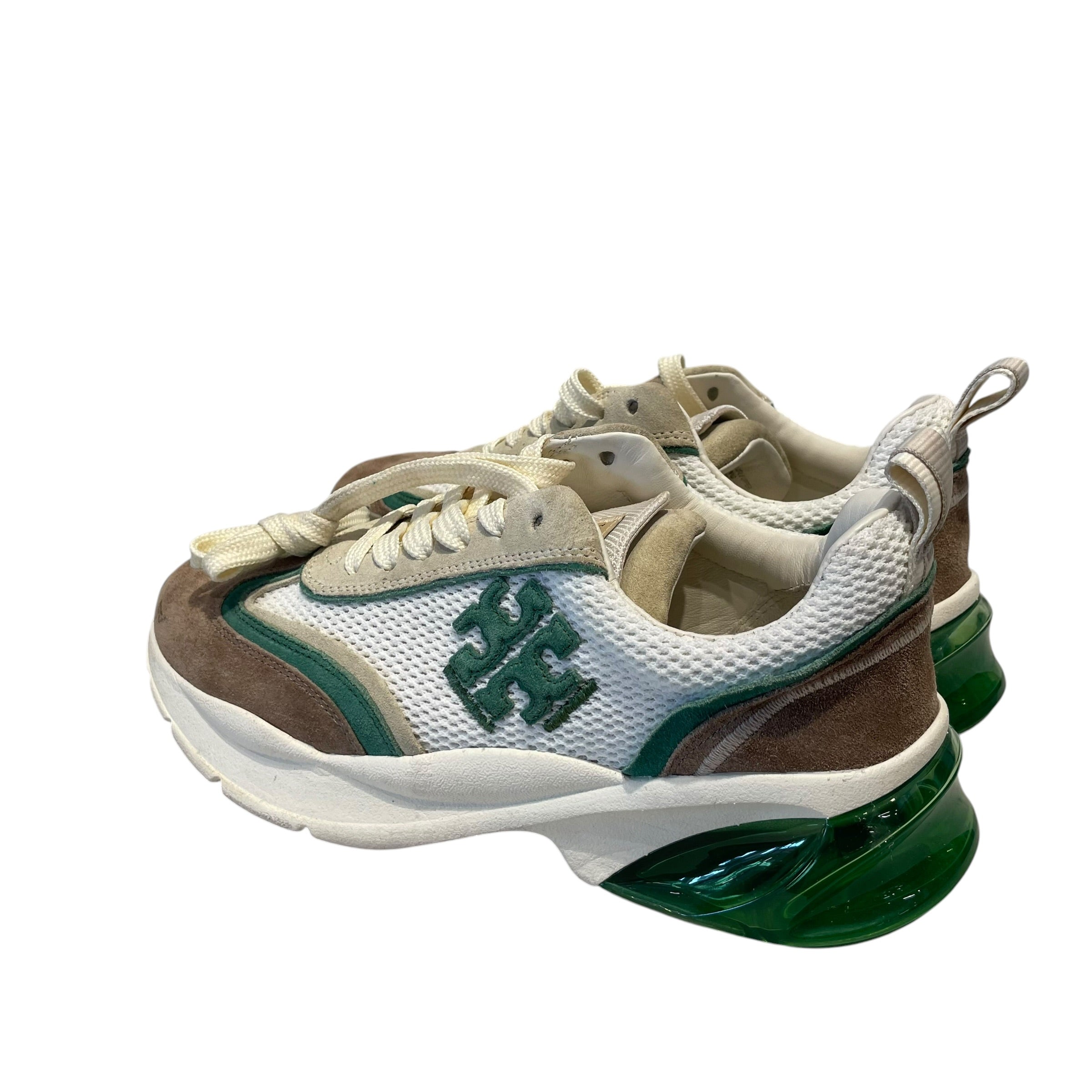 TORY BURCH/Low-Sneakers/US 8.5/Suede/GRN/Ankle Strap/Good Luck view 4