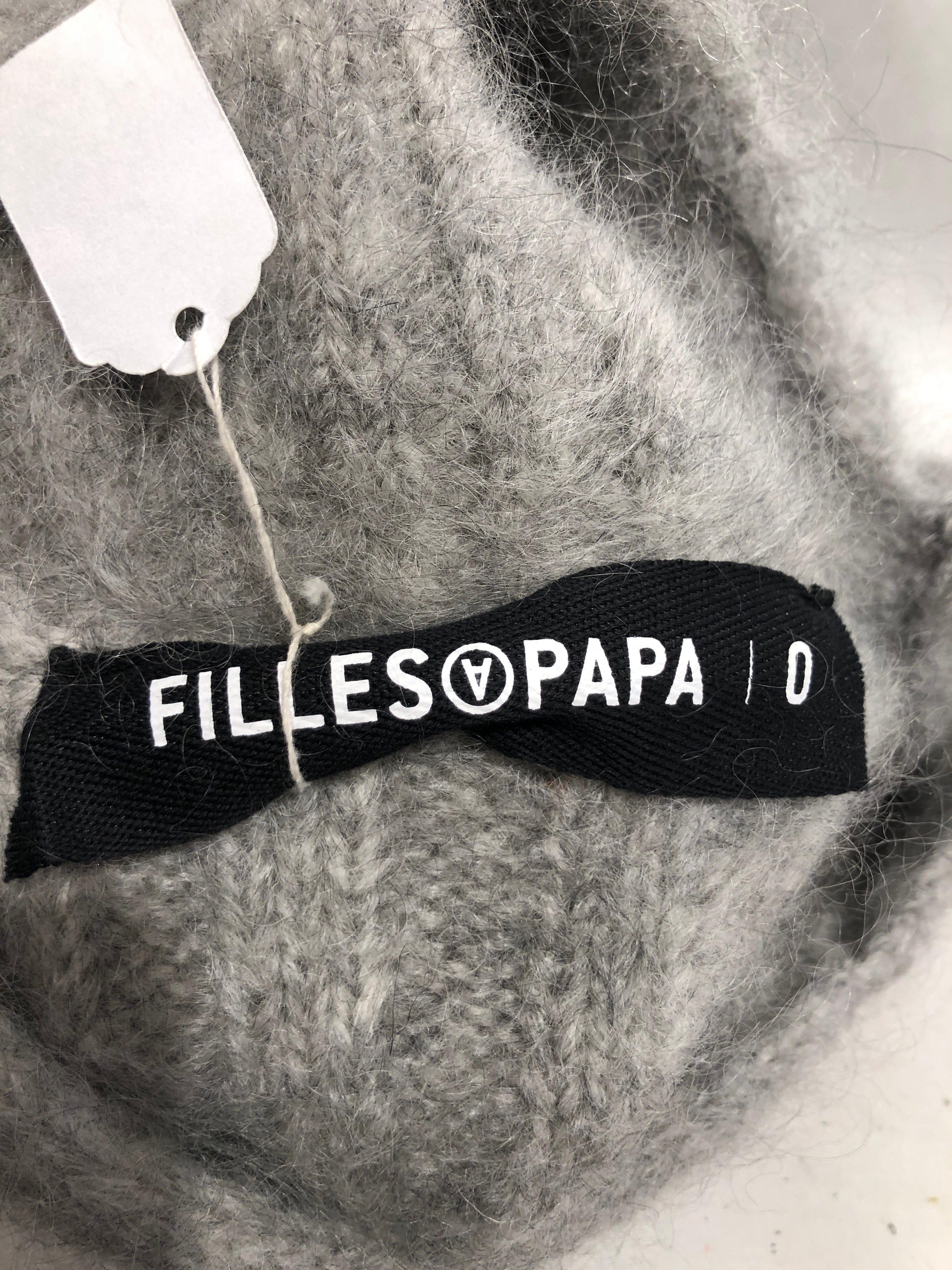 FILLES PAPA/Sweater/0/Mohair/GRY/82% KID MOHAIR view 4