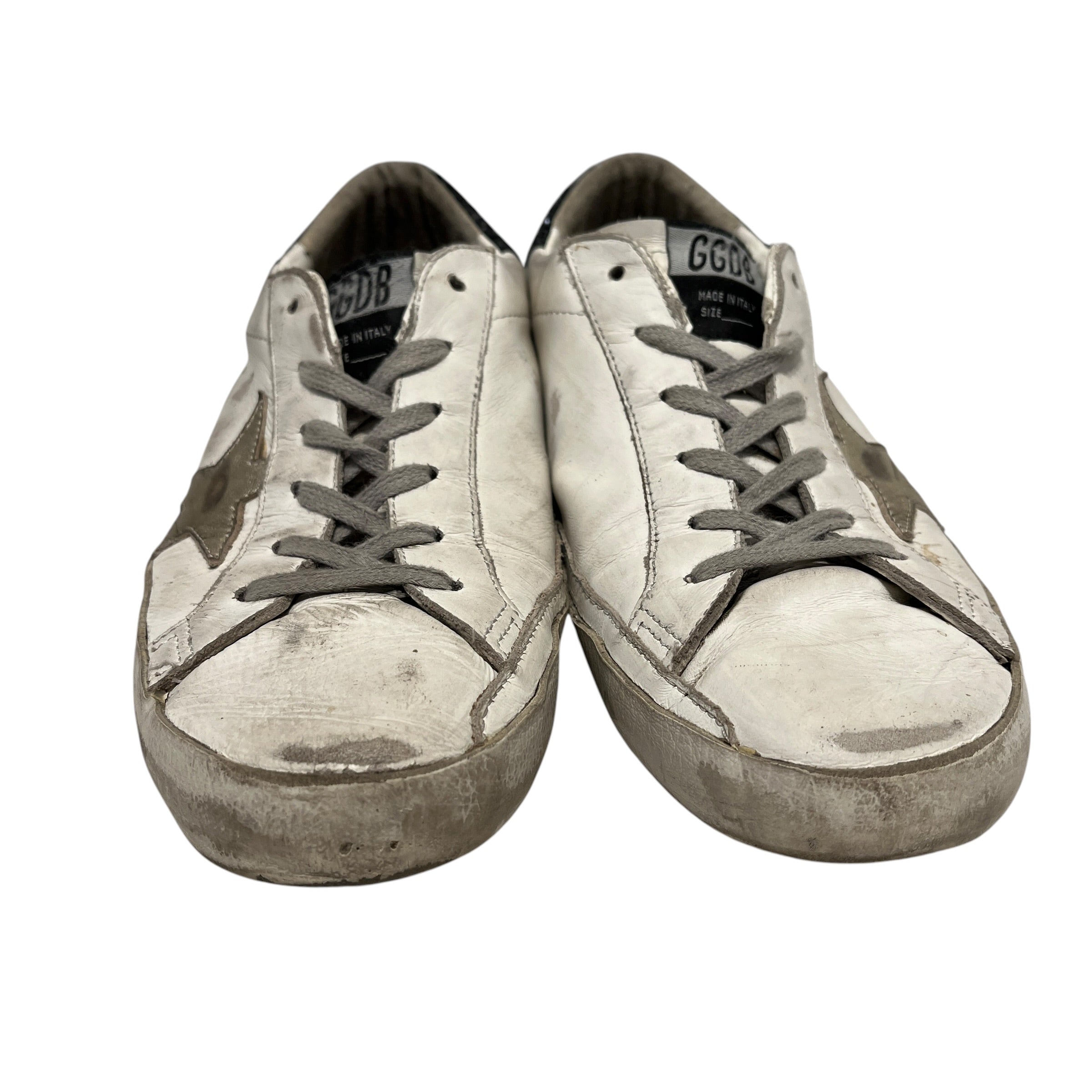 GOLDEN GOOSE/Low-Sneakers/US 6/Leather/WHT/golden star view 20