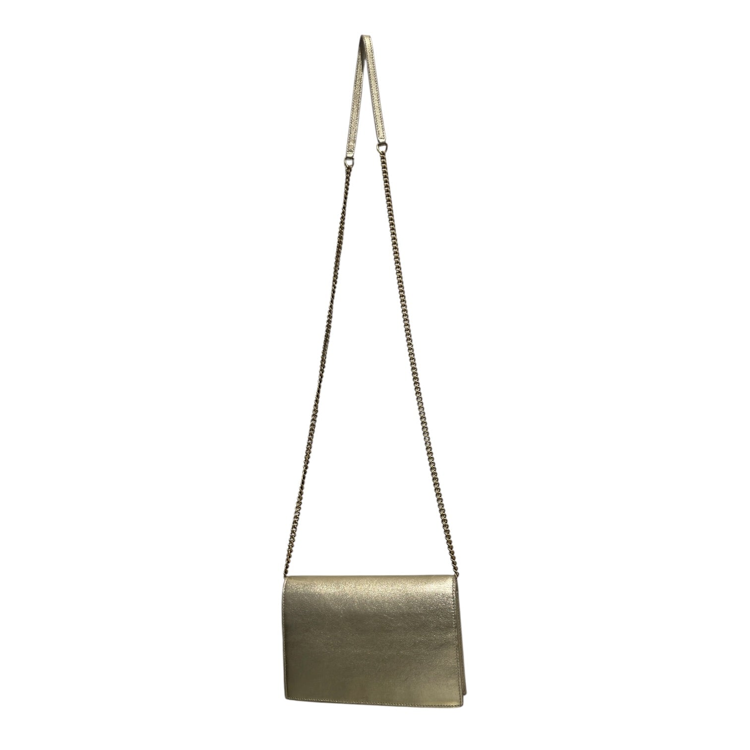 YVES SAINT LAURENT/Cross Body Bag/GLD/Envelope w/ Chain Strap view 2