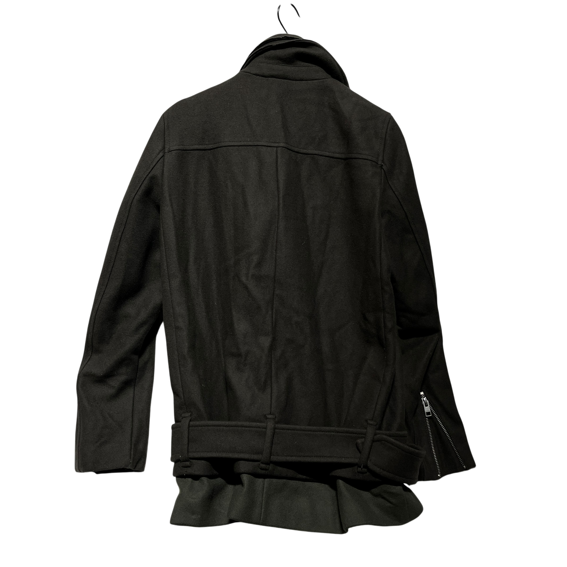 ALLSAINTS/Jacket/6/Wool/BRW/assym zip jkt view 2