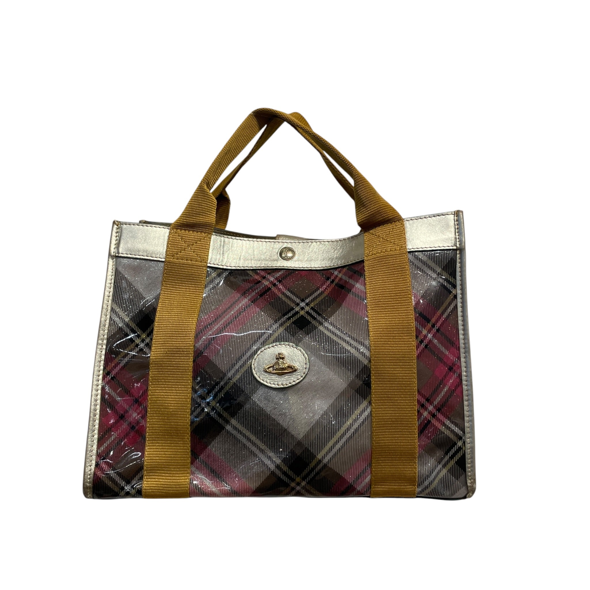 Vivienne Westwood/Hand Bag/Plaid/CLR/PLAID TOTE view 1