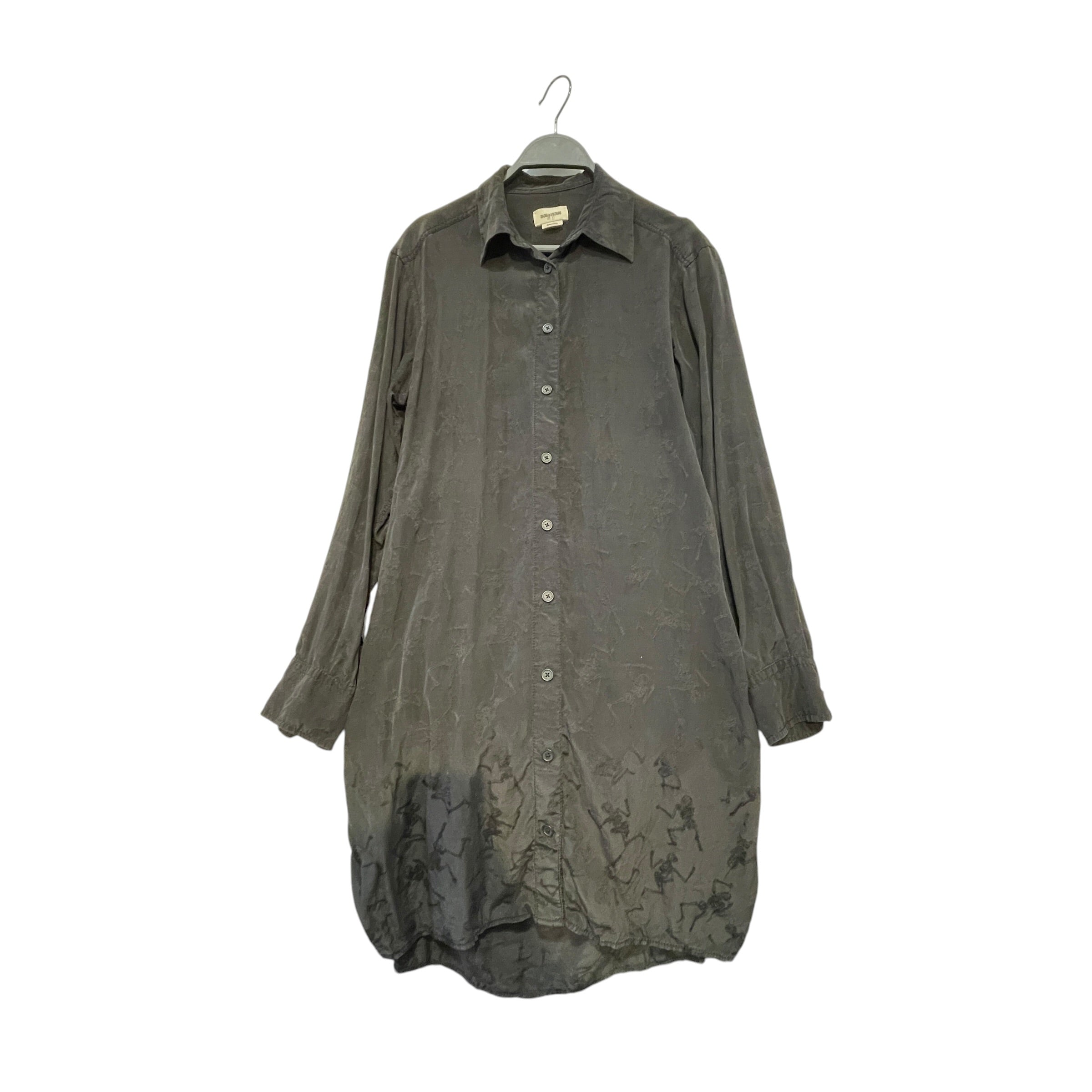Zadig&Voltaire/LS Dress/L/Cotton/BLK/Cut Out Back view 1