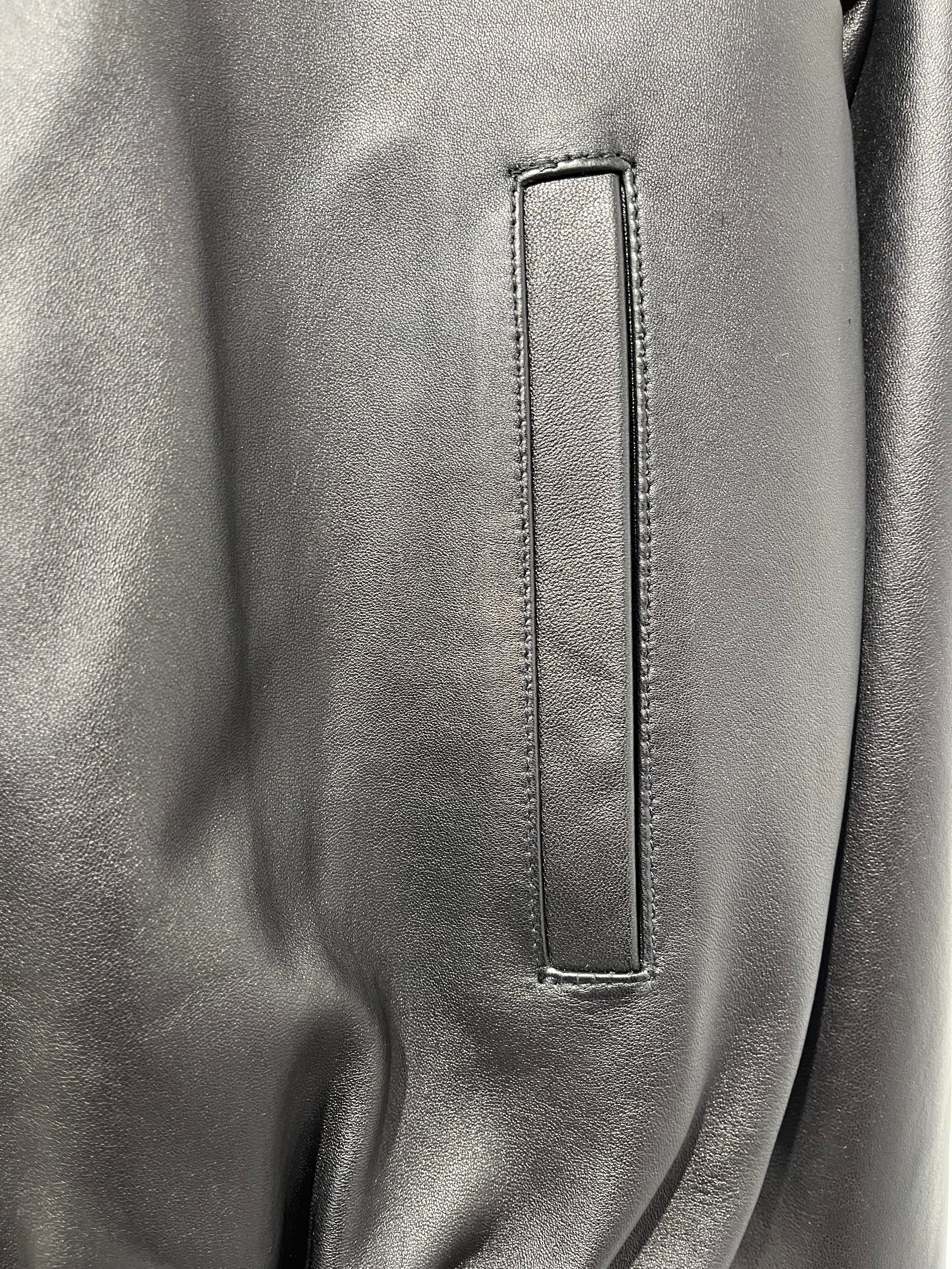 STUSSY/Leather Jkt/L/Lambskin/BLK/LAMBSKIN LEATHER JKT view 3