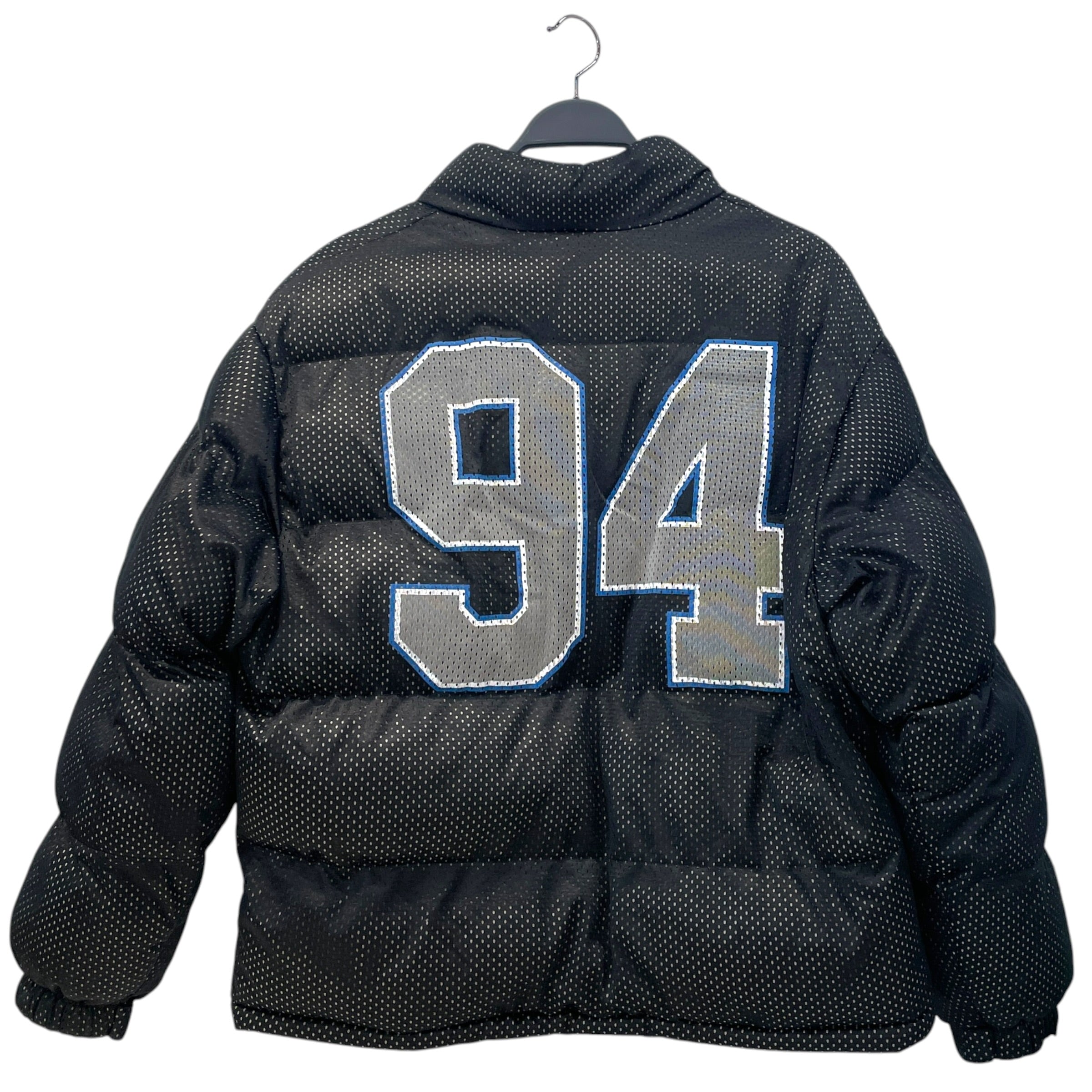 Supreme/Puffer Jkt/S/Polyester/BLK/mesh jersey puffer jkt view 2