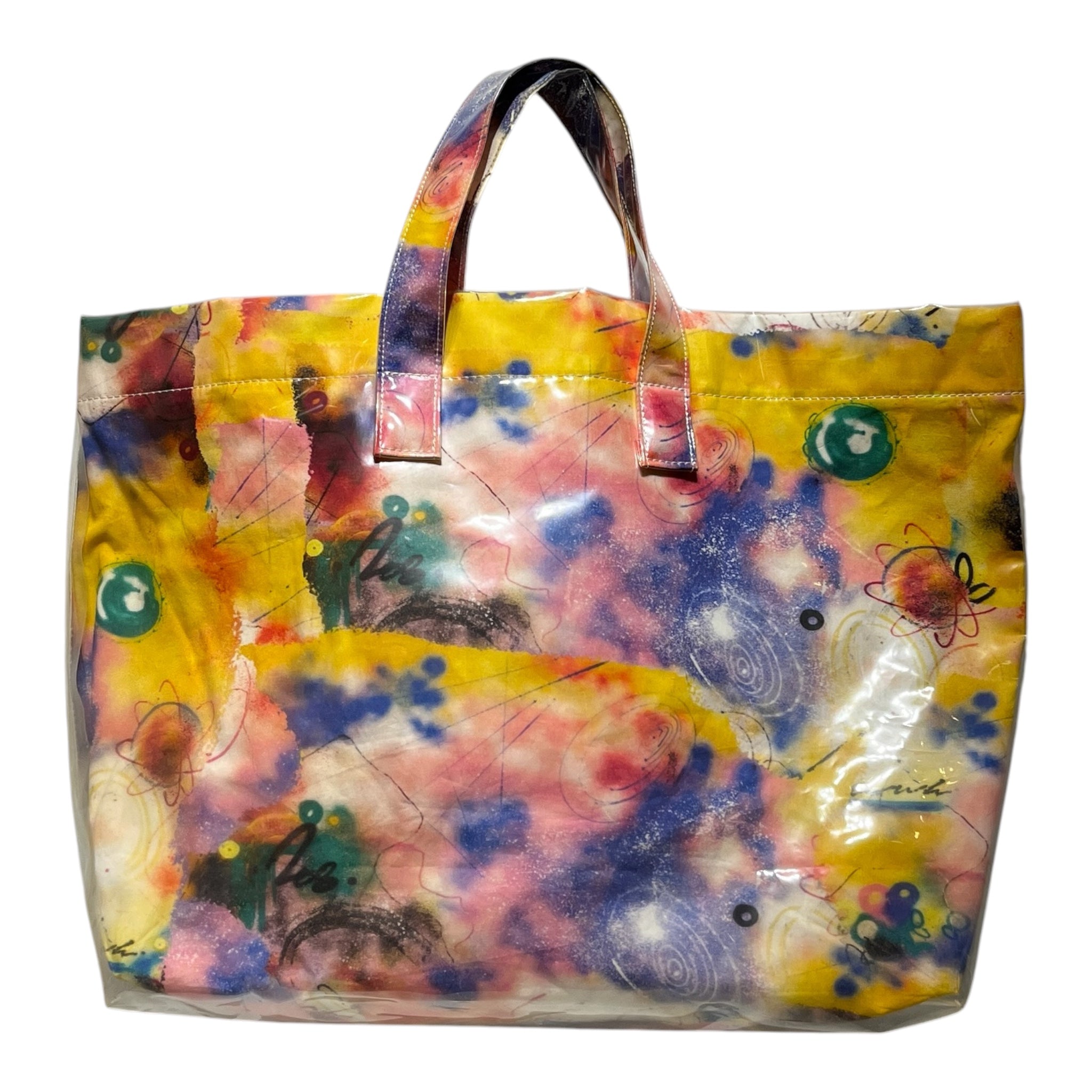 COMME des GARCONS SHIRT/FUTURA LABORATORIES/Tote Bag/All Over Print/MLT/PVC Tote view 1