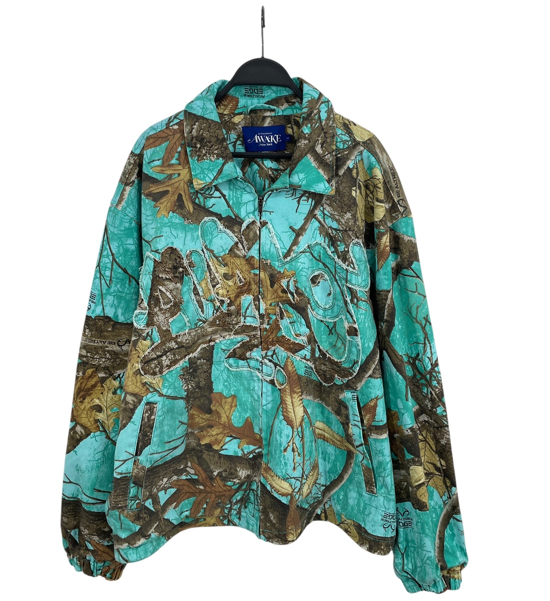 Awake NY/Denim Jkt/L/Cotton/BLU/Camouflage/TEAL REALTREE CAMO view 1