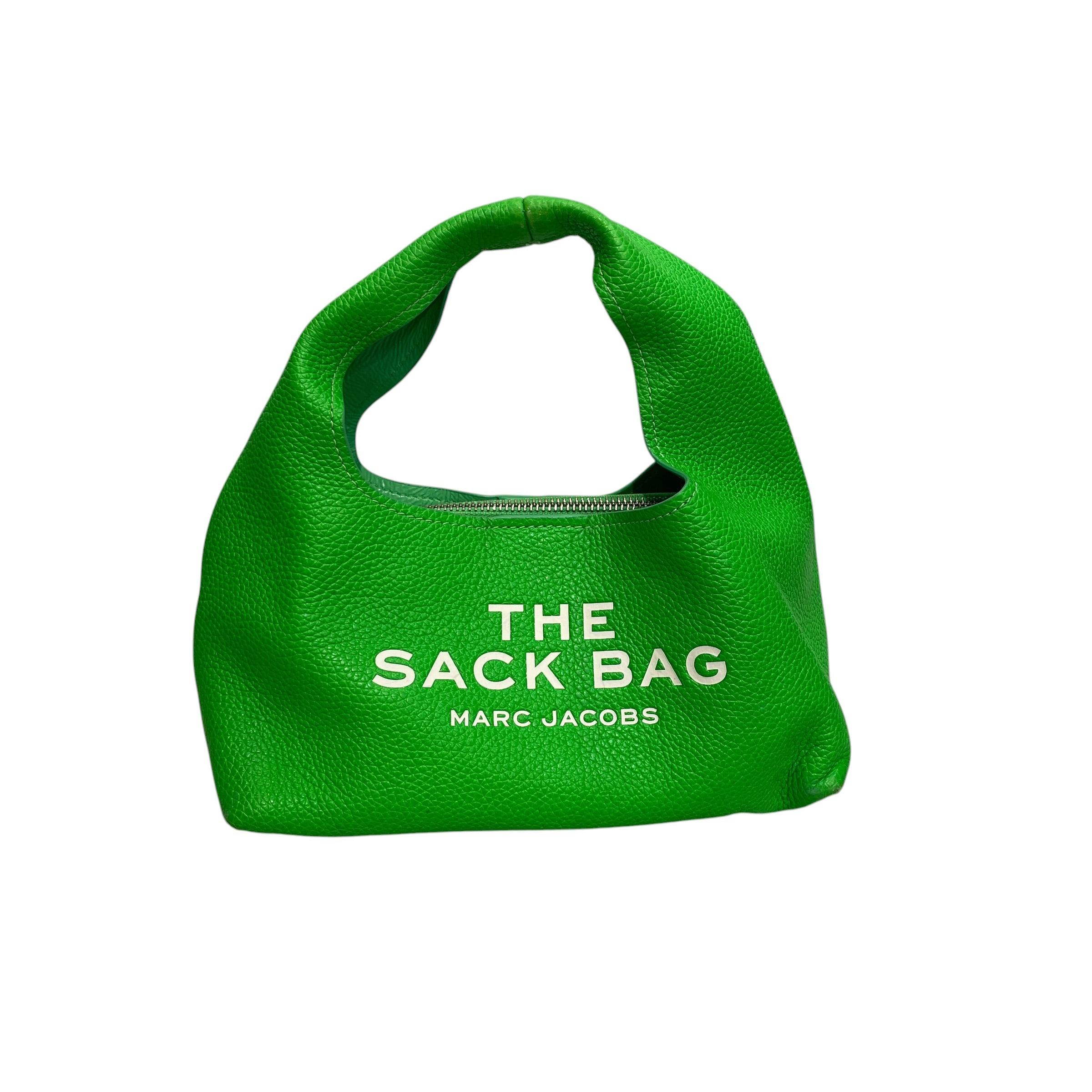 MARC JACOBS/Hand Bag/Leather/GRN/THE SACK BAG NEON GRN view 1