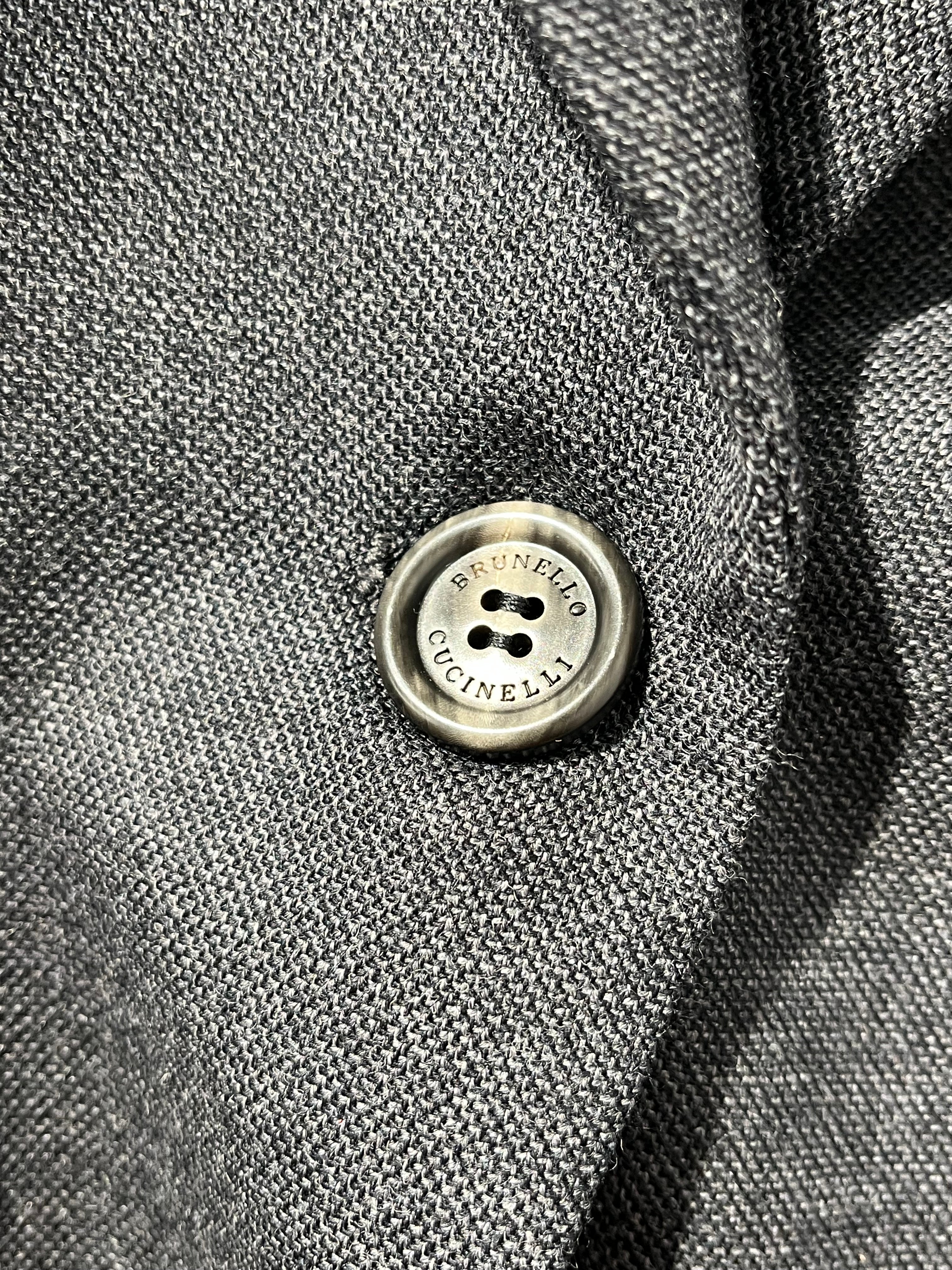 BRUNELLO CUCINELLI/Tailored Jkt/38/Wool/GRY/Single Breasted/ view 7