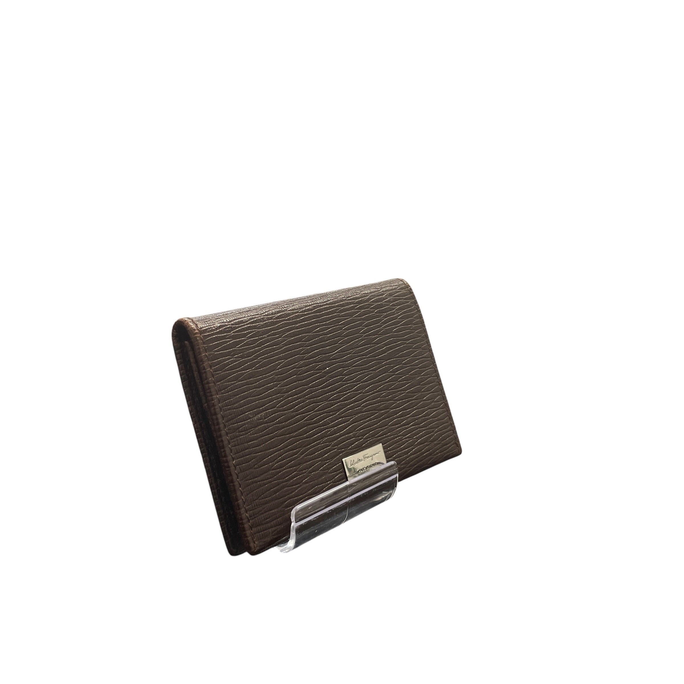 Salvatore Ferragamo/Bifold Wallet/Leather/BRD/SILVER LOGO view 1
