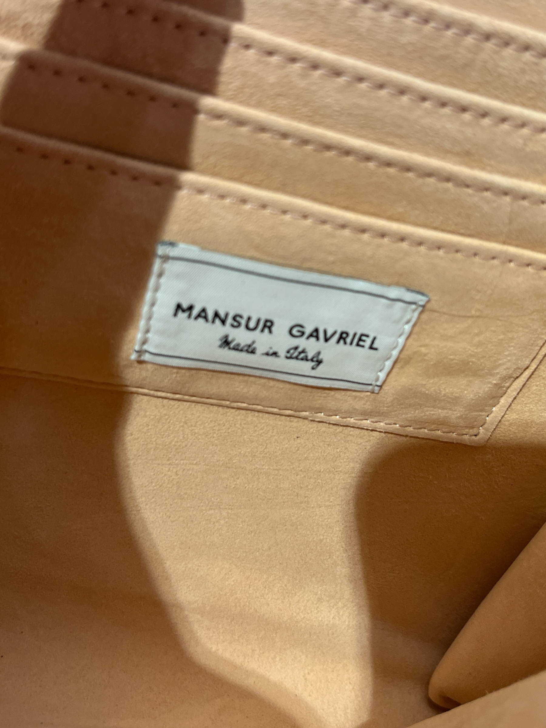 Mansur Gavriel/Clutch Bag/Leather/PNK/CLUTH W GOL HARDWARE view 4