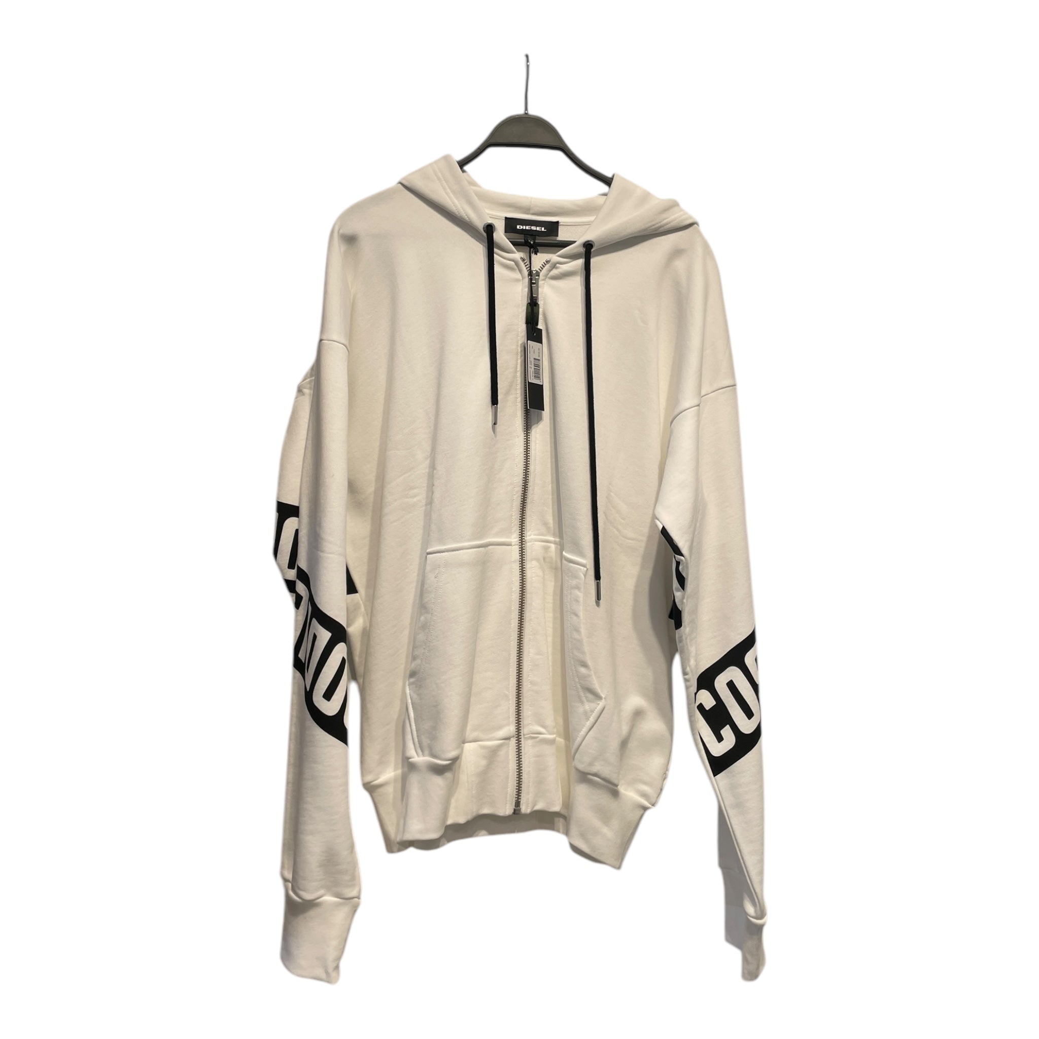 DIESEL/Hoodie/XXL/Graphic/Cotton/WHT/COSMIC BODIES HOODIE view 1