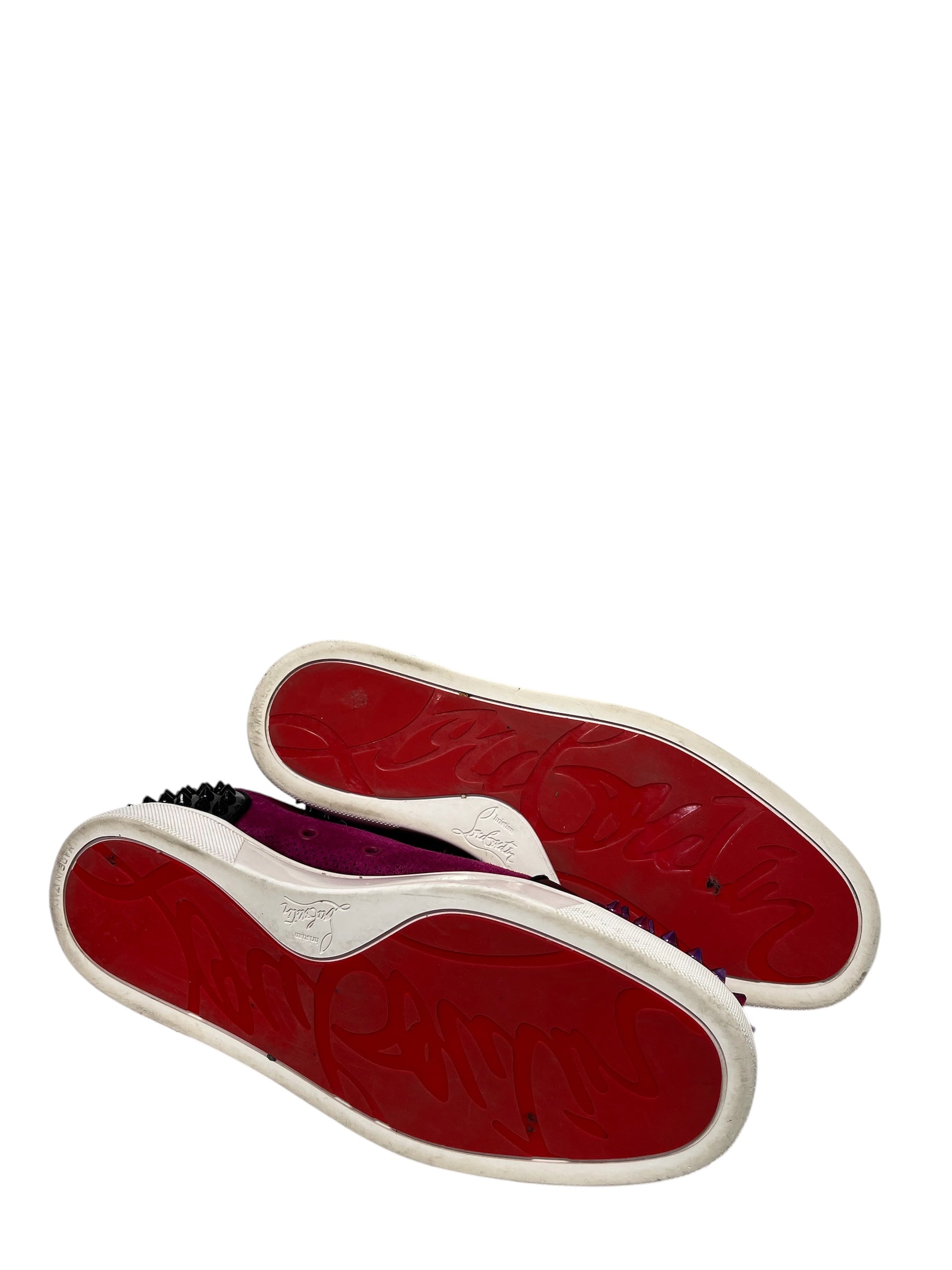 Christian Louboutin/Low-Sneakers/EU 41/Leather/PPL/ view 3