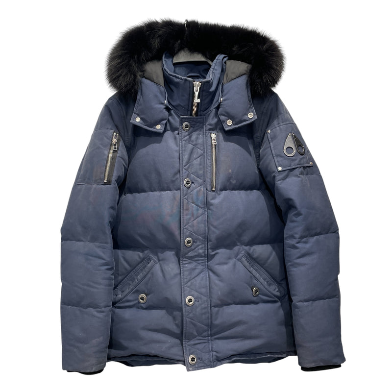 MOOSE KNUCKLES/Puffer Jkt/M/Nylon/NVY/3Q PUFFER