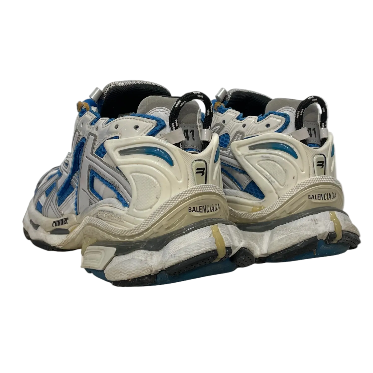 BALENCIAGA/Low-Sneakers/EU 41/BLU/runners view 2