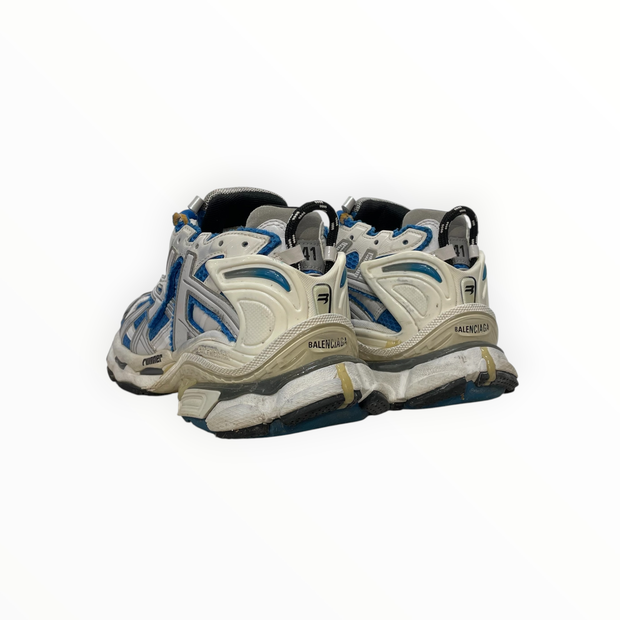 BALENCIAGA/Low-Sneakers/EU 41/BLU/runners view 2