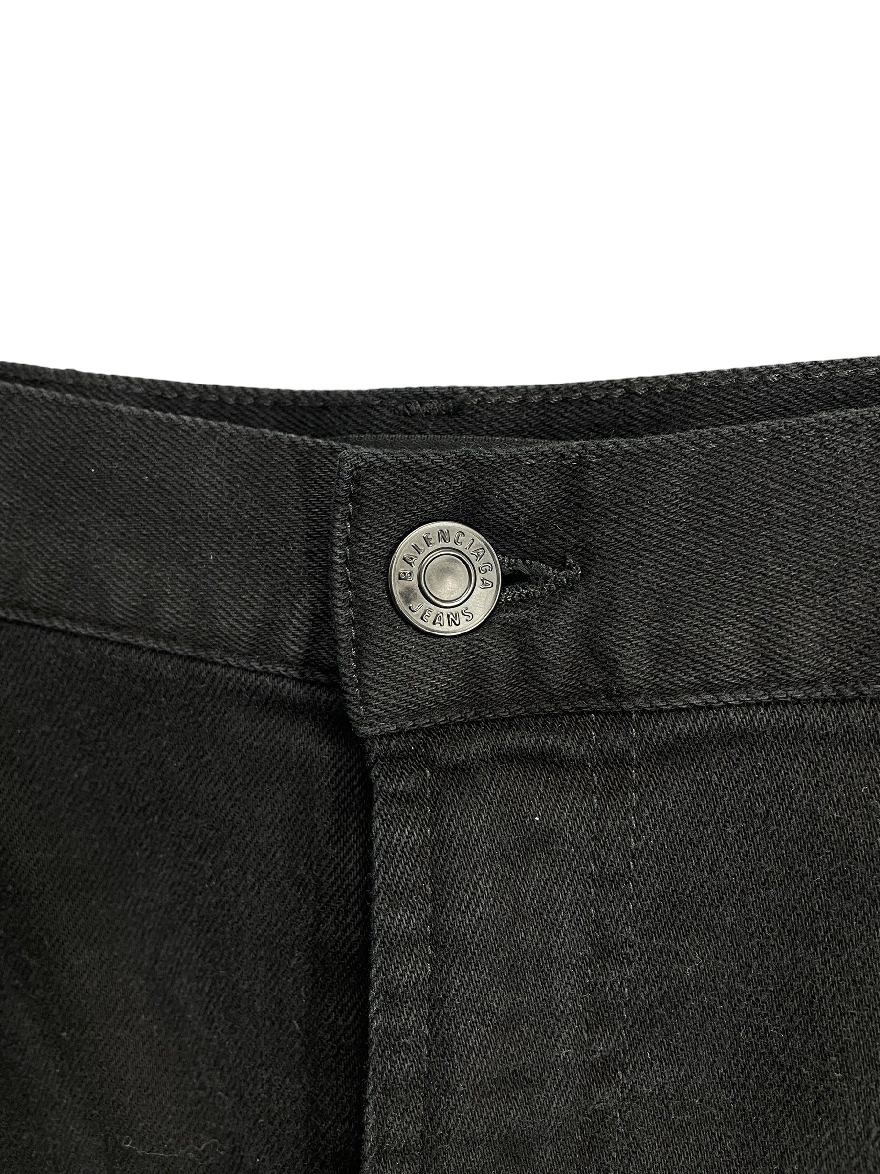 BALENCIAGA/Bottoms/33/Denim/BLK/long jeans view 2