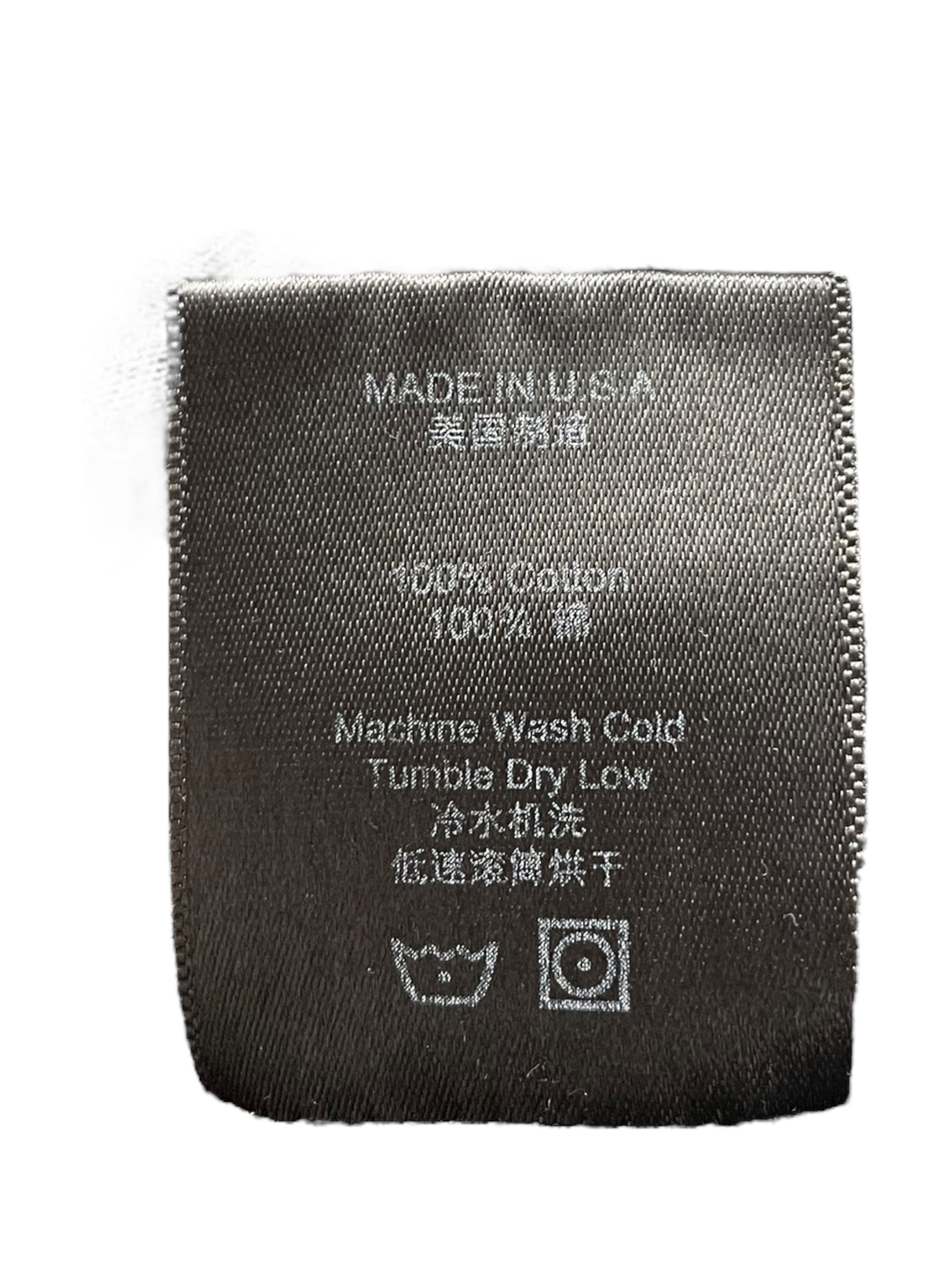 RHUDE/T-Shirt/M/Cotton/GRY/RHUDE DOWN FRONT view 4