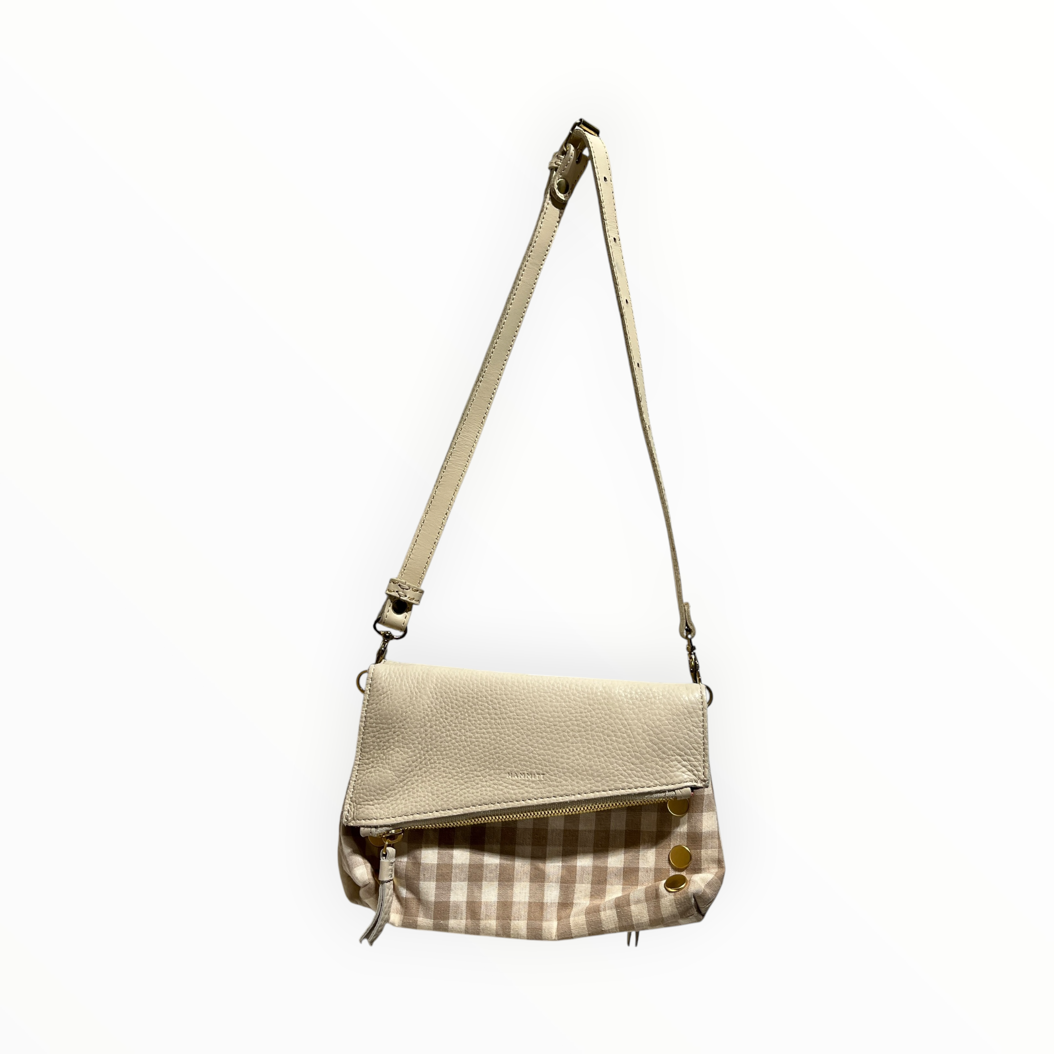 Hammitt/Cross Body Bag/Cotton/BEG/PLAID CROSSBODY view 2