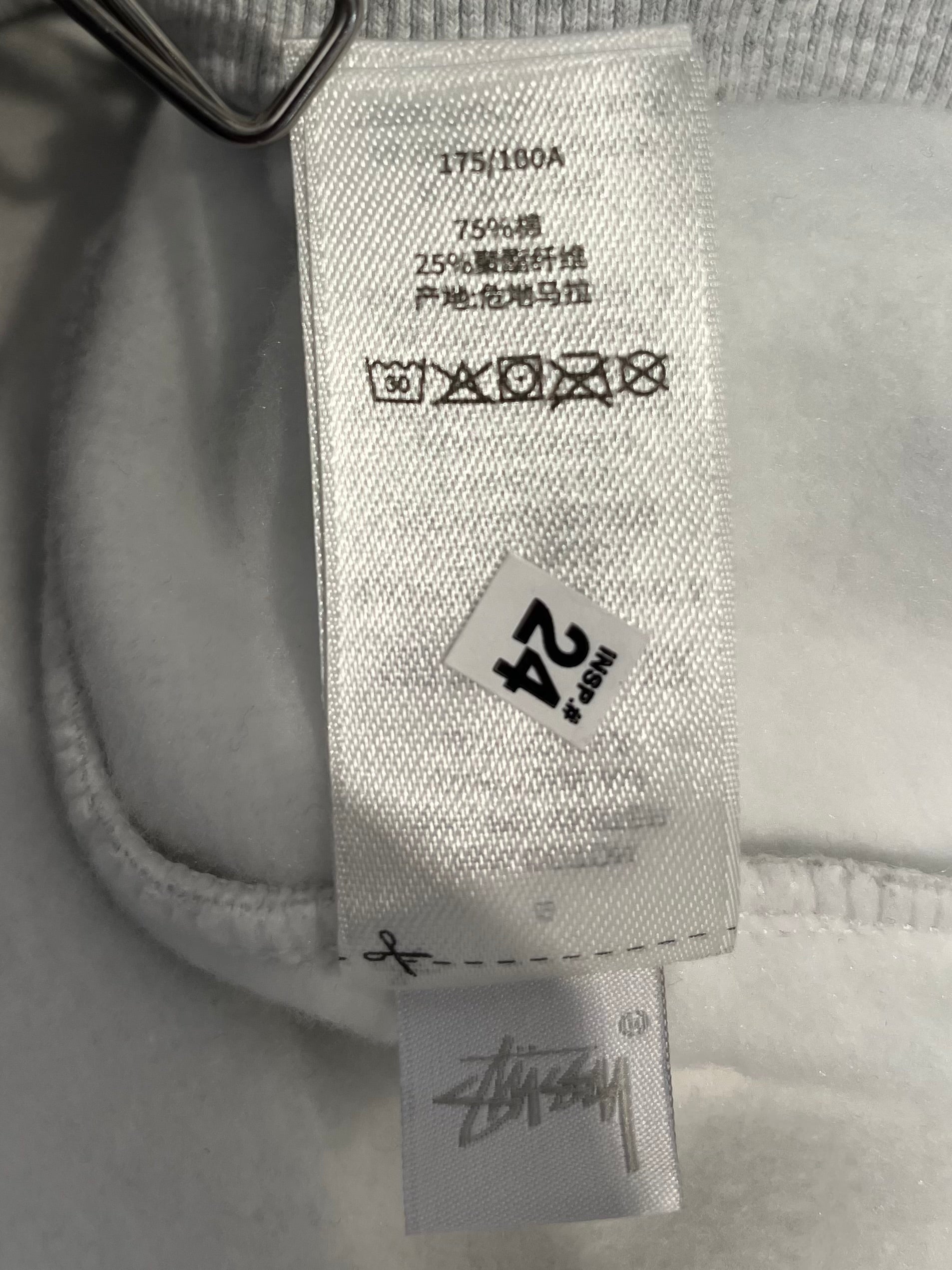 STUSSY/Hoodie/L/Cotton/GRY/WAVE LOGO HOODIE view 7