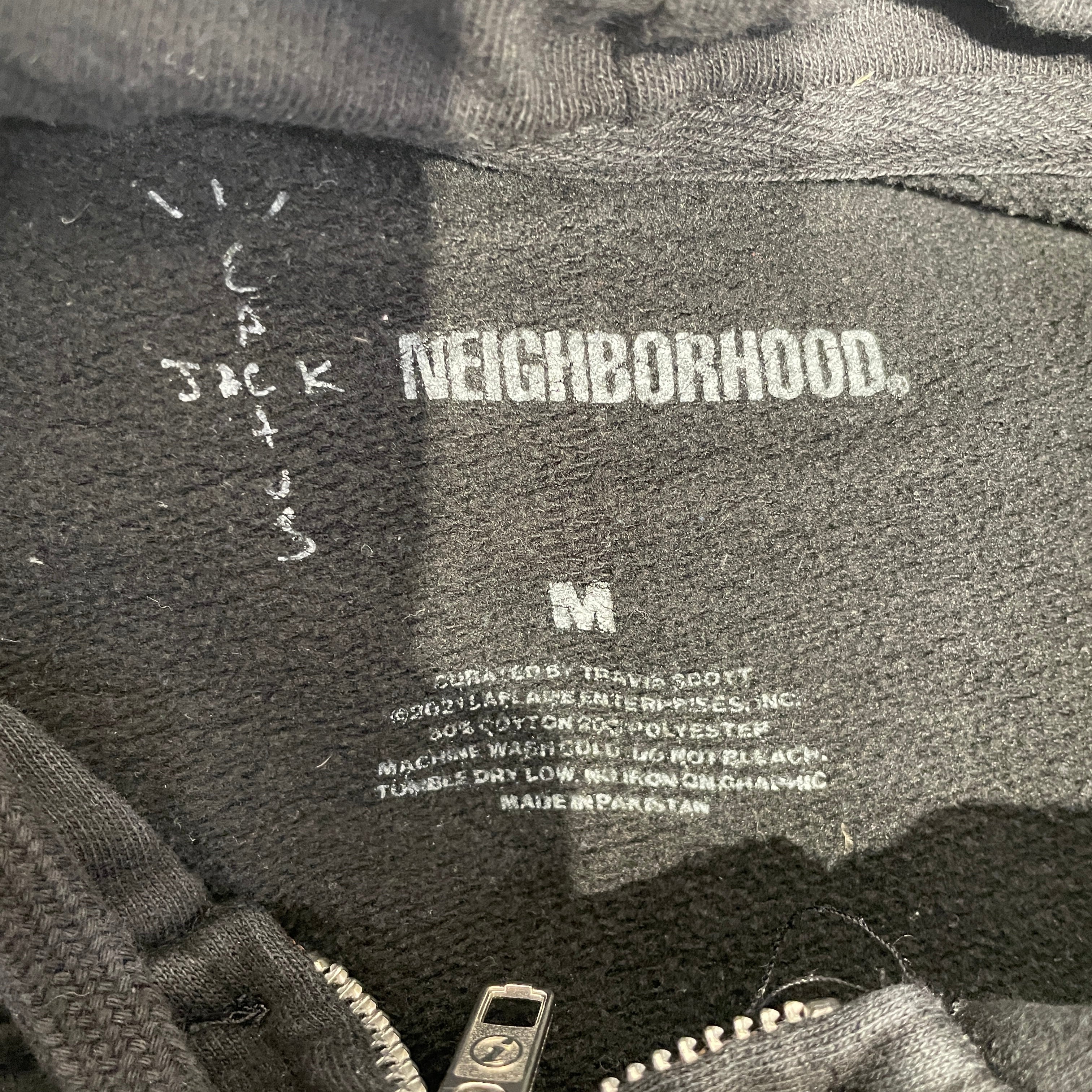 CACTUS JACK/Zip Up Hoodie/M/Cotton/BLK/Neighborhood view 3