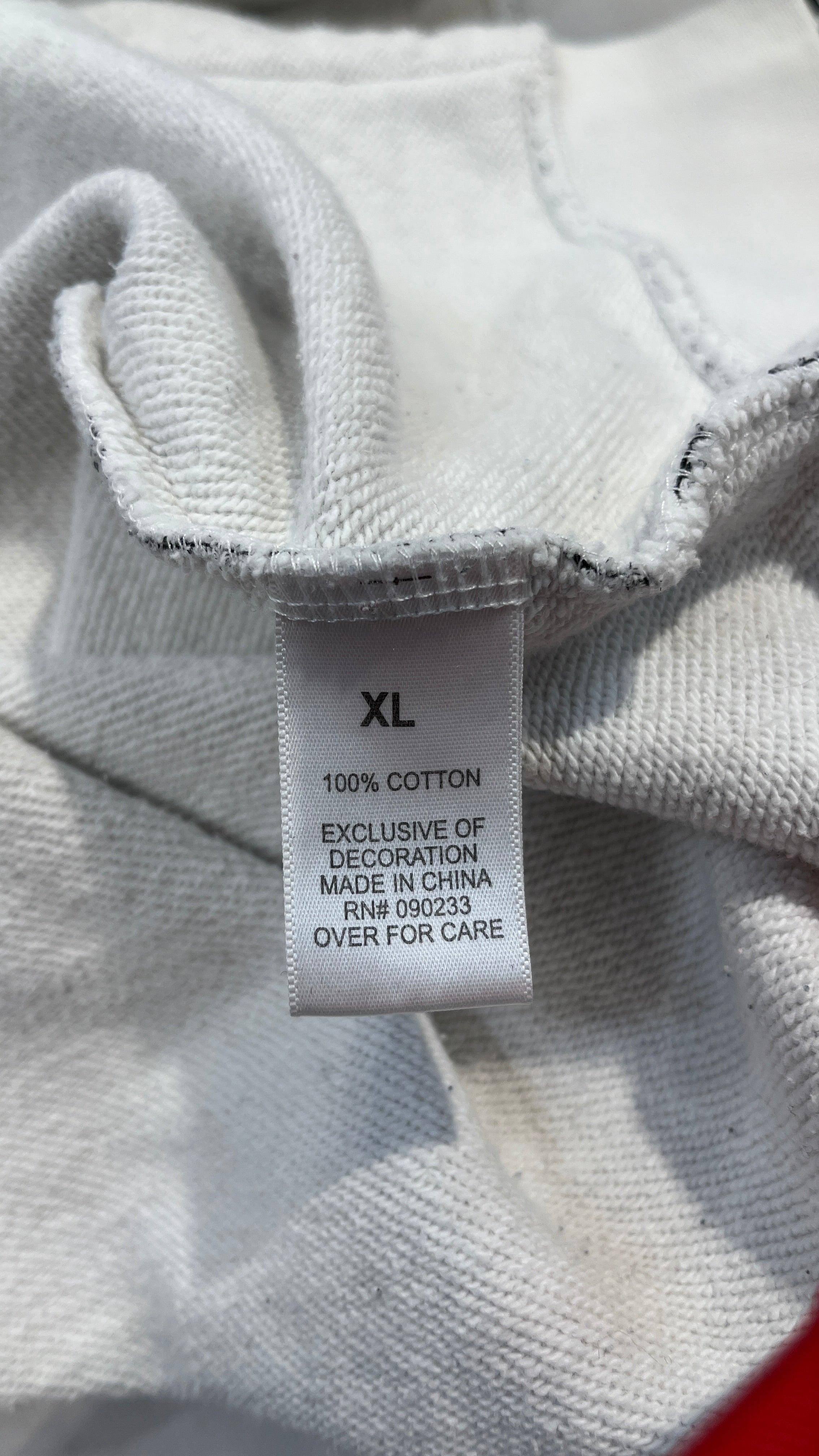 FEAR OF GOD/Hoodie/XL/All Over Print/Cotton/WHT/Repeat Pattern view 4