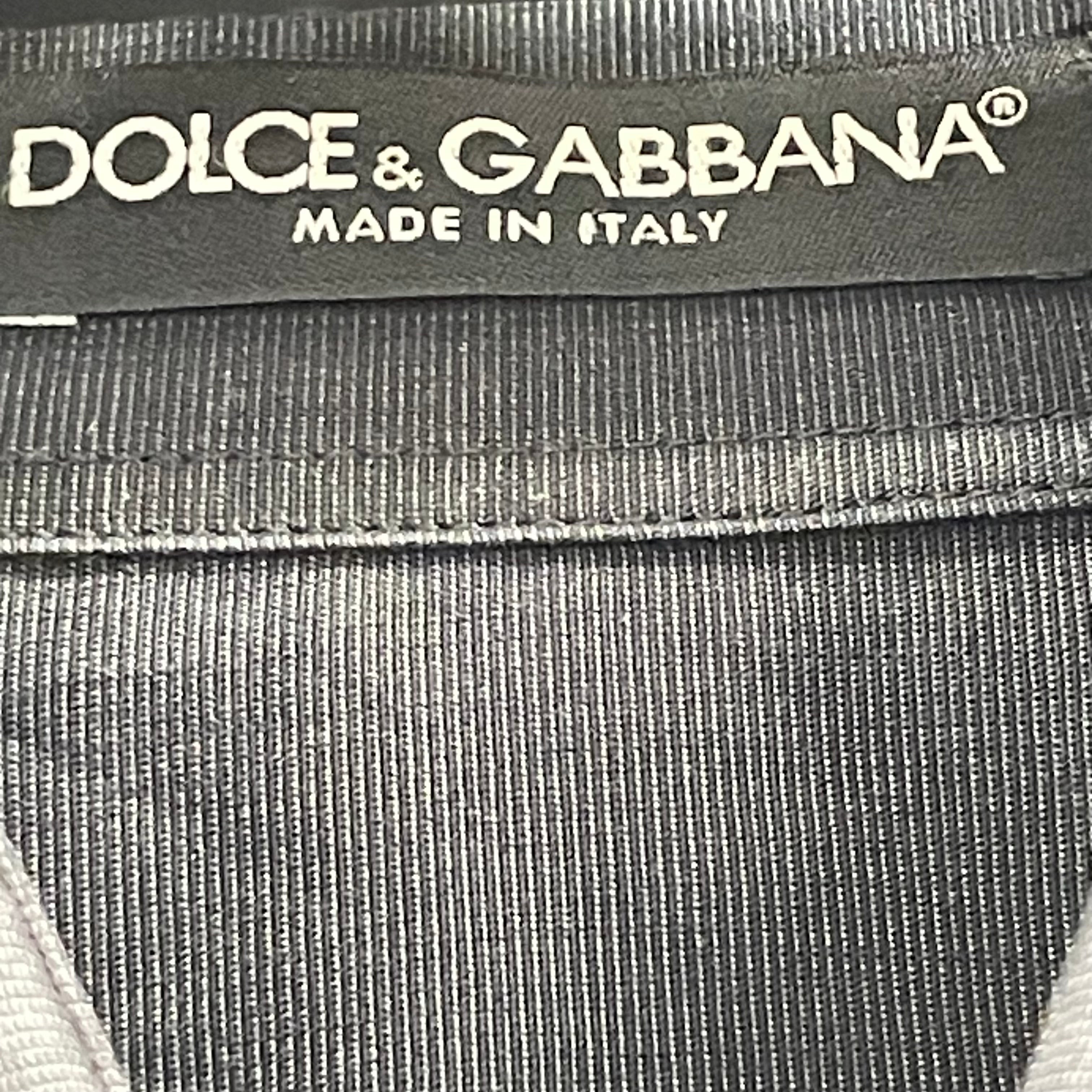 DOLCE&GABBANA/Polo, Rugby/L/Cotton/GRY/SLIM FIT/SLV BUTTONS view 3