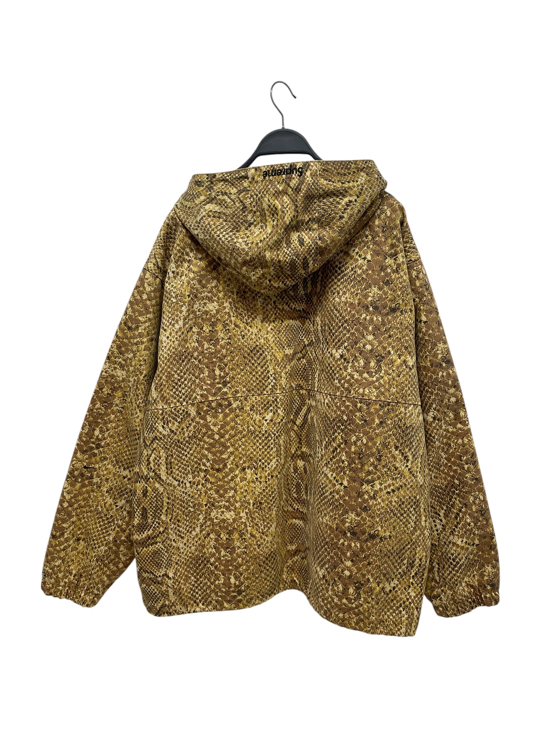 Supreme/NIKE ACG/Zip Up Hoodie/XL/All Over Print/Cotton/GLD/SNAKESKIN PULL-UP\FW 22' view 3