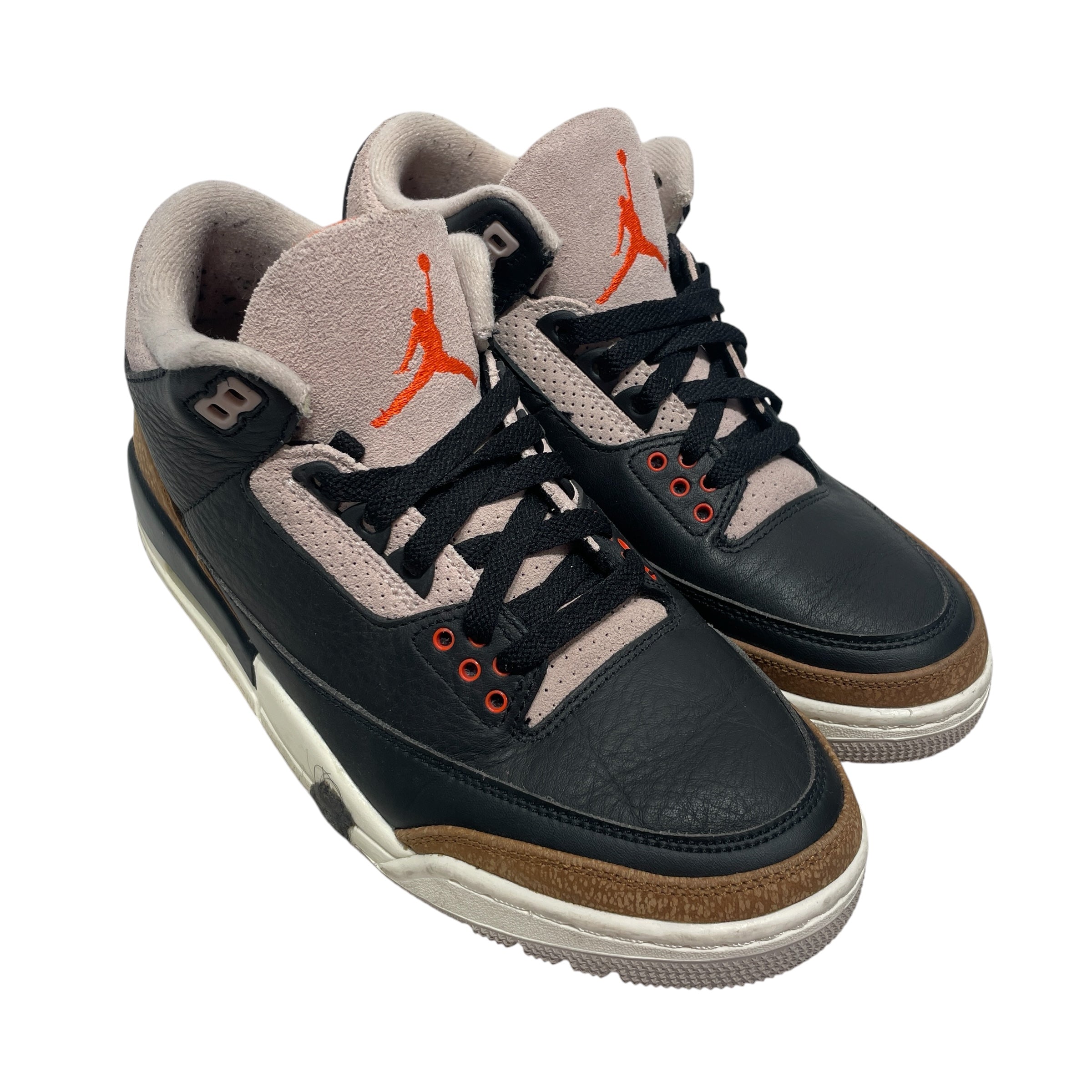 NIKE/Low-Sneakers/US 7.5/Acrylic/BLK/JORDAN 3 view 1