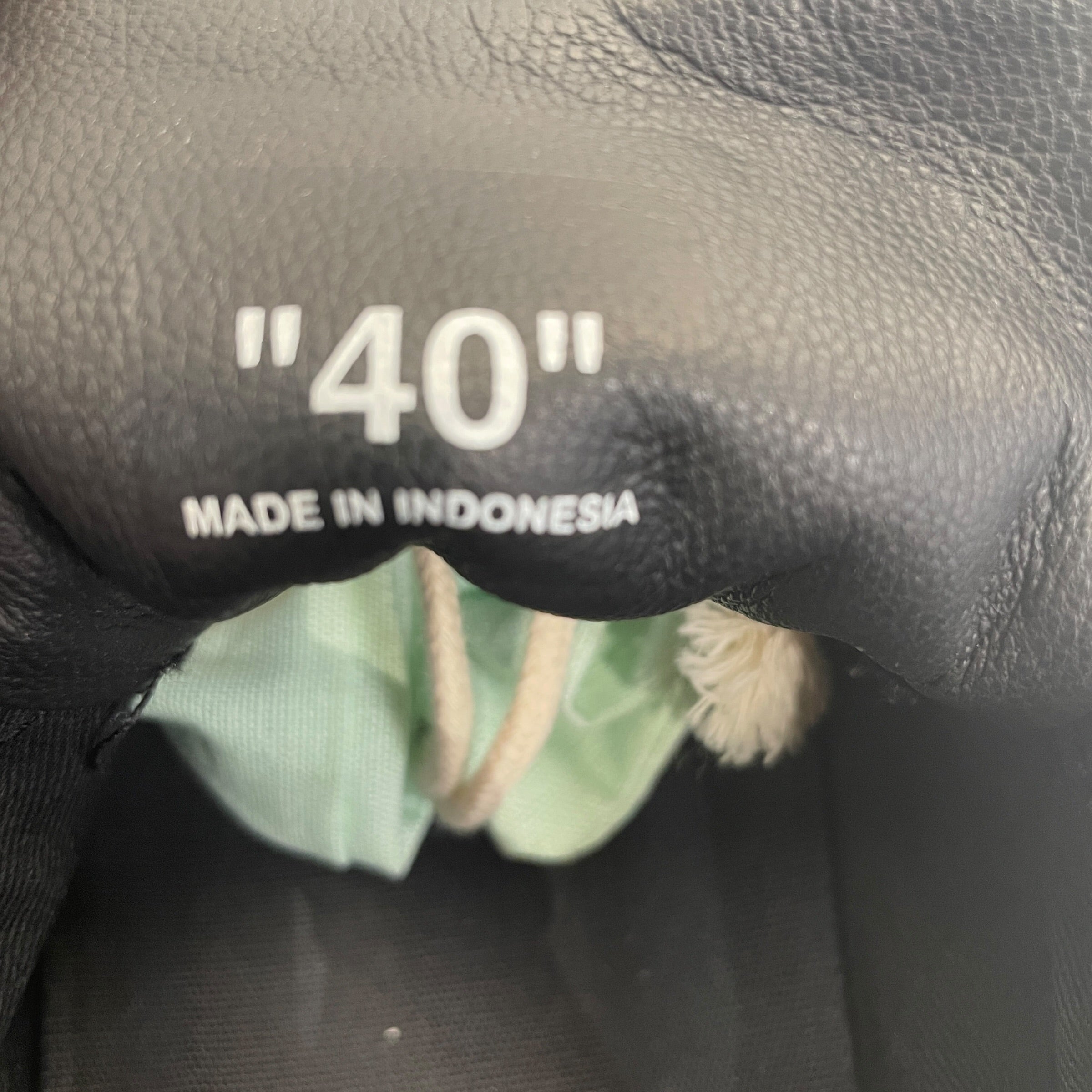 OFF-WHITE/Low-Sneakers/EU 40/Cotton/BLK/vulc low ( black white arrow) view 5